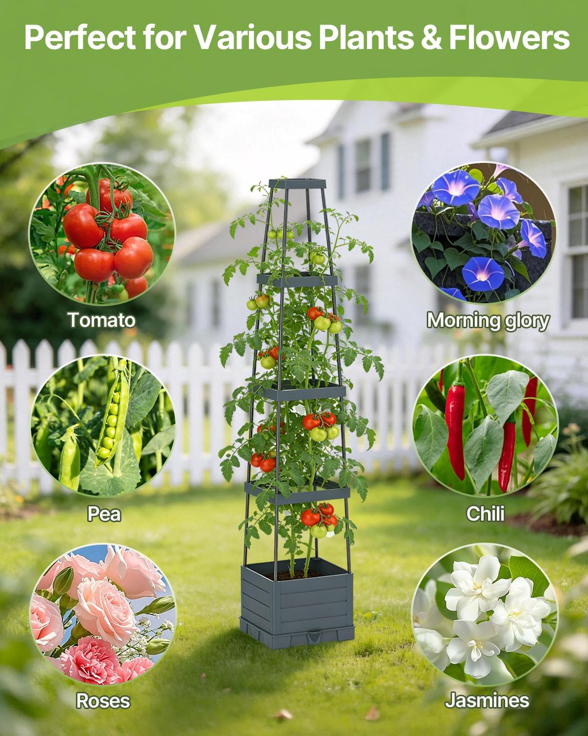 Detalle de Suteck Raised Garden Bed 2-Pack