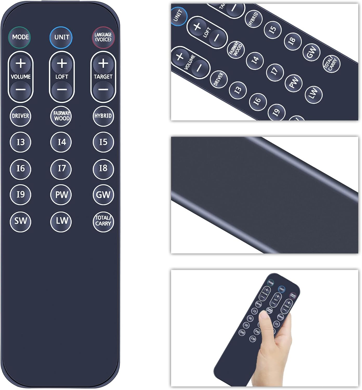 Detalle de TCNOUMT New Replacement Remote for Voice Caddie Swing Caddie SC300 Portable Golf Launch Monitor