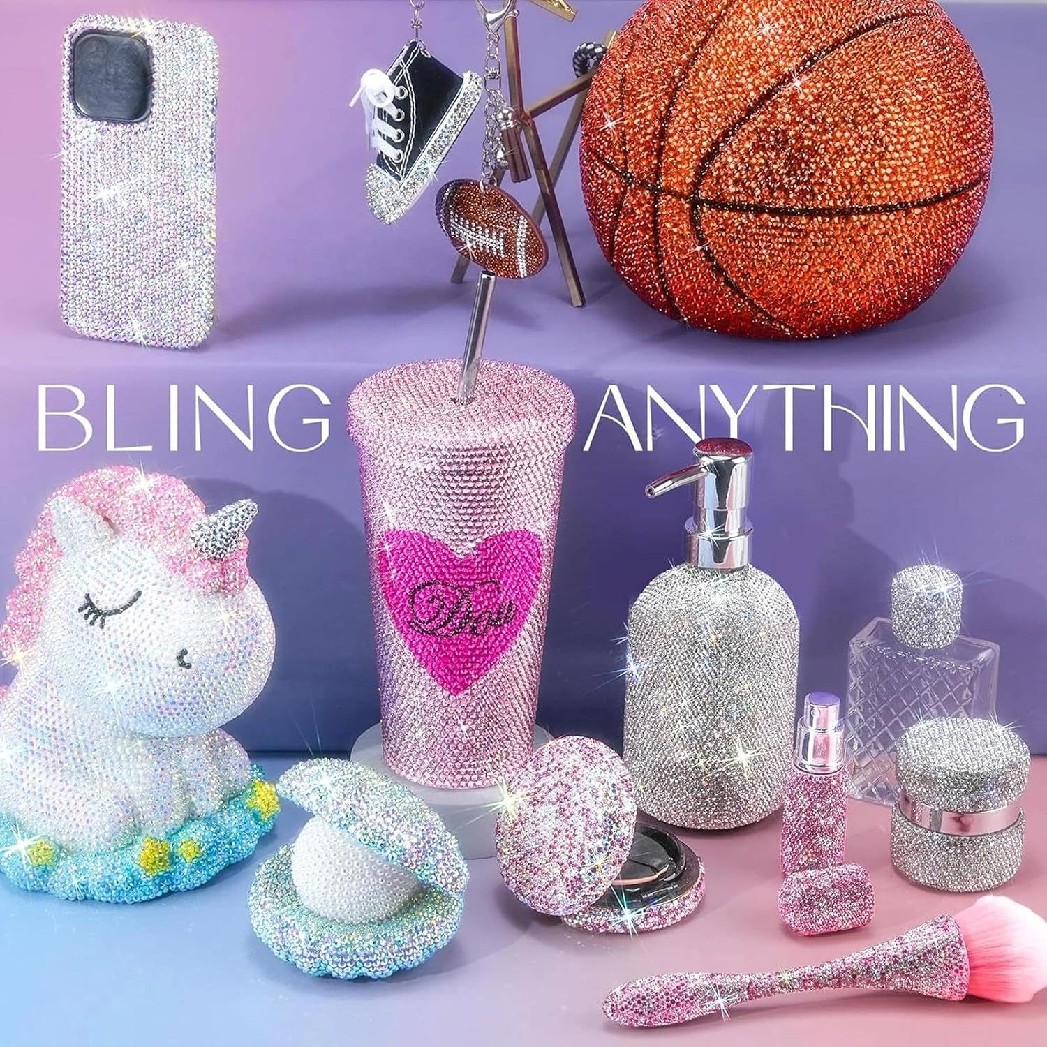 Detalle de WeeMix Nail Art Rhinestones Kit: 40 Colours, 3mm Flat-Back Crystals with Picker & Tweezer (36,000pcs)