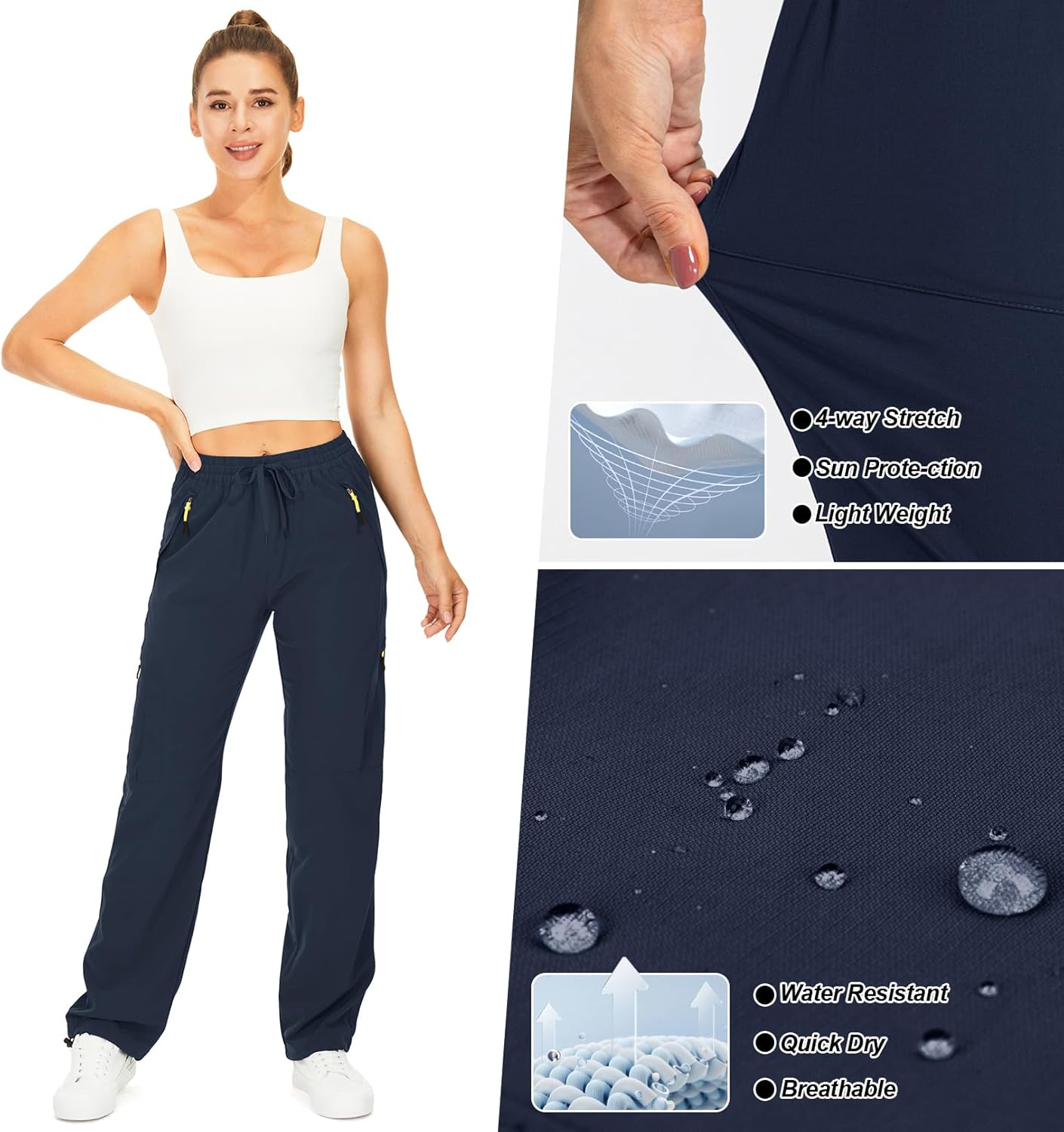 Thumbnail 4 de yeyity Wanderhose Damen Leichtes Quick Dry