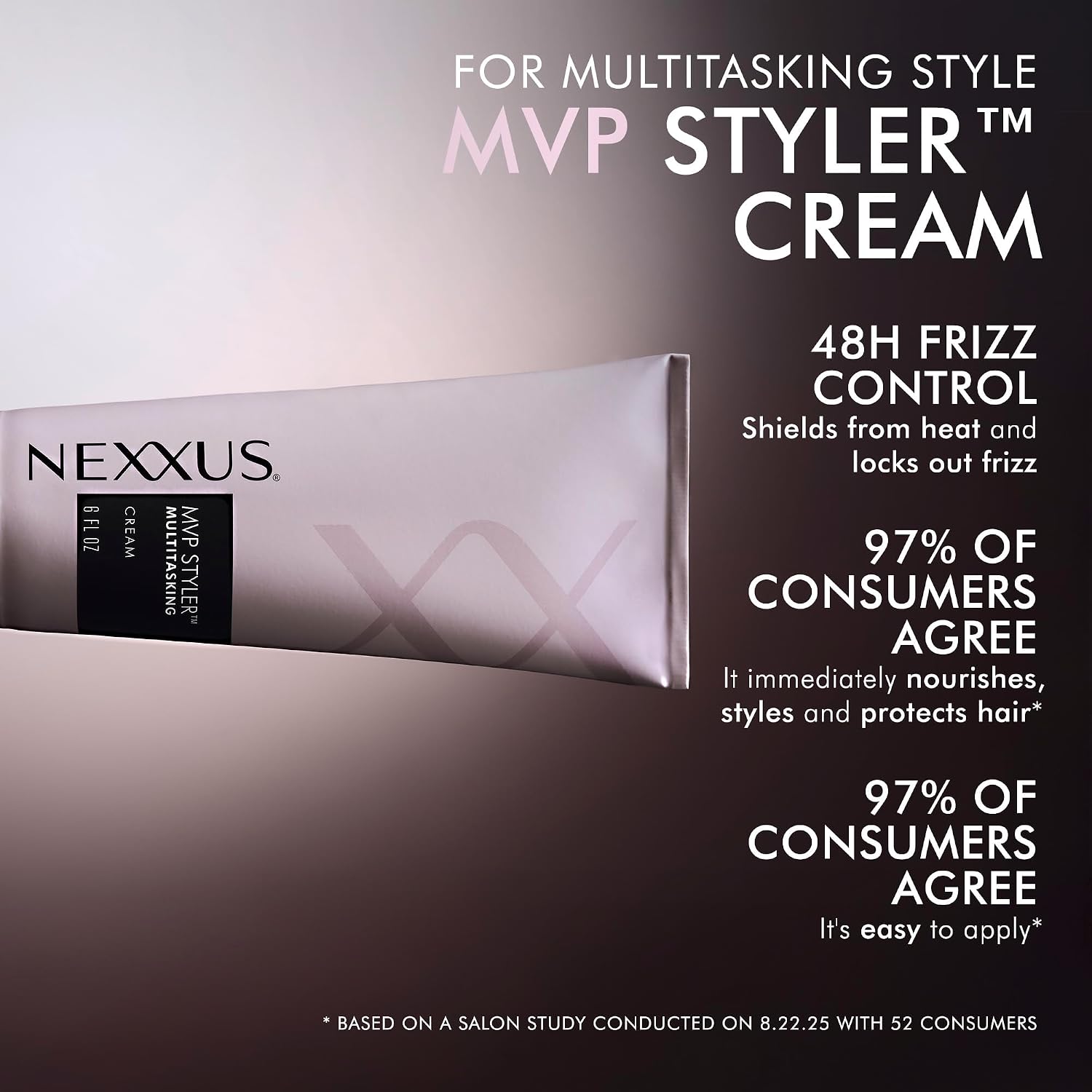 Detalle 2 de Nexxus MVP Styler Multitasking Hair Cream, 6 oz, with 450°F Heat Protection