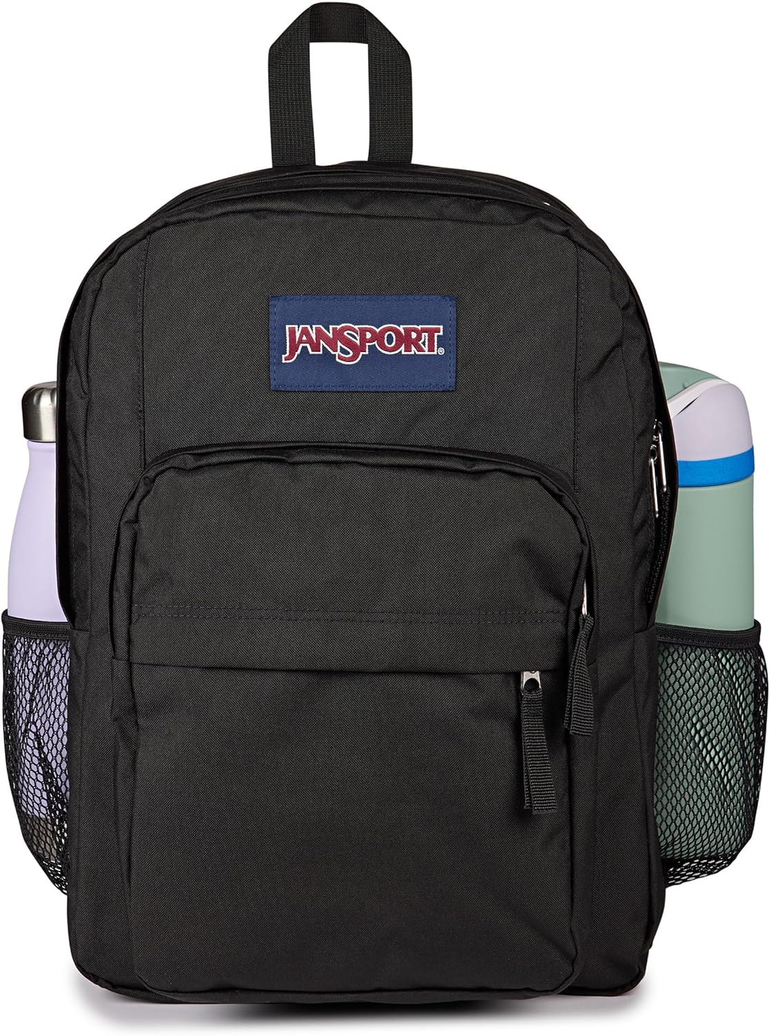 Detalle de JANSPORT Big Day Pack: zaino capiente per laptop 15" in Nero