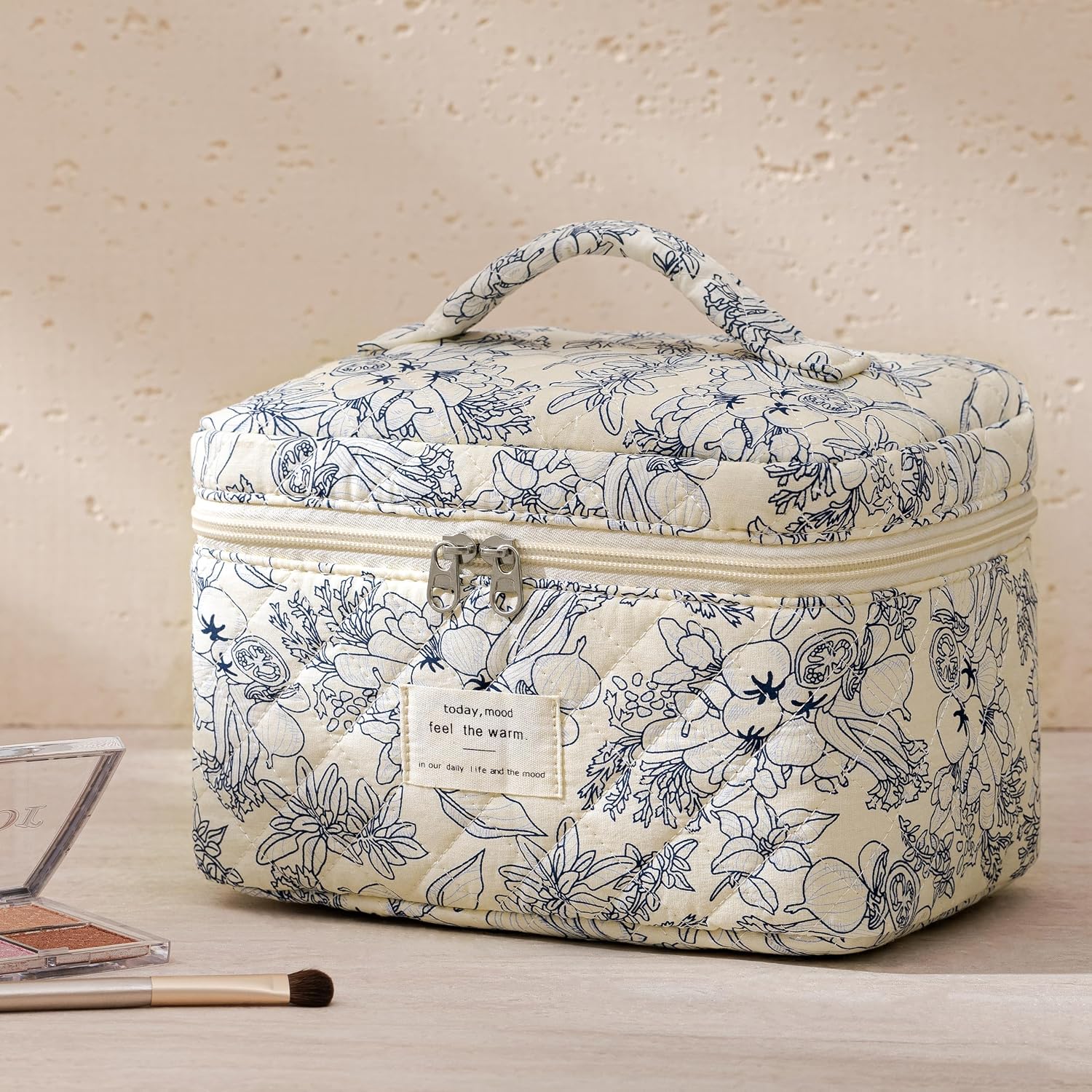Thumbnail 5 de HBselect Quilted Makeup Bag 10.6 in