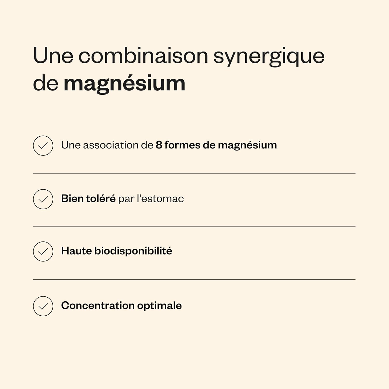 Thumbnail 3 de Optimag — 8 formes de magnésium d’exception, absorption élevée et sans désagréments intestinaux
