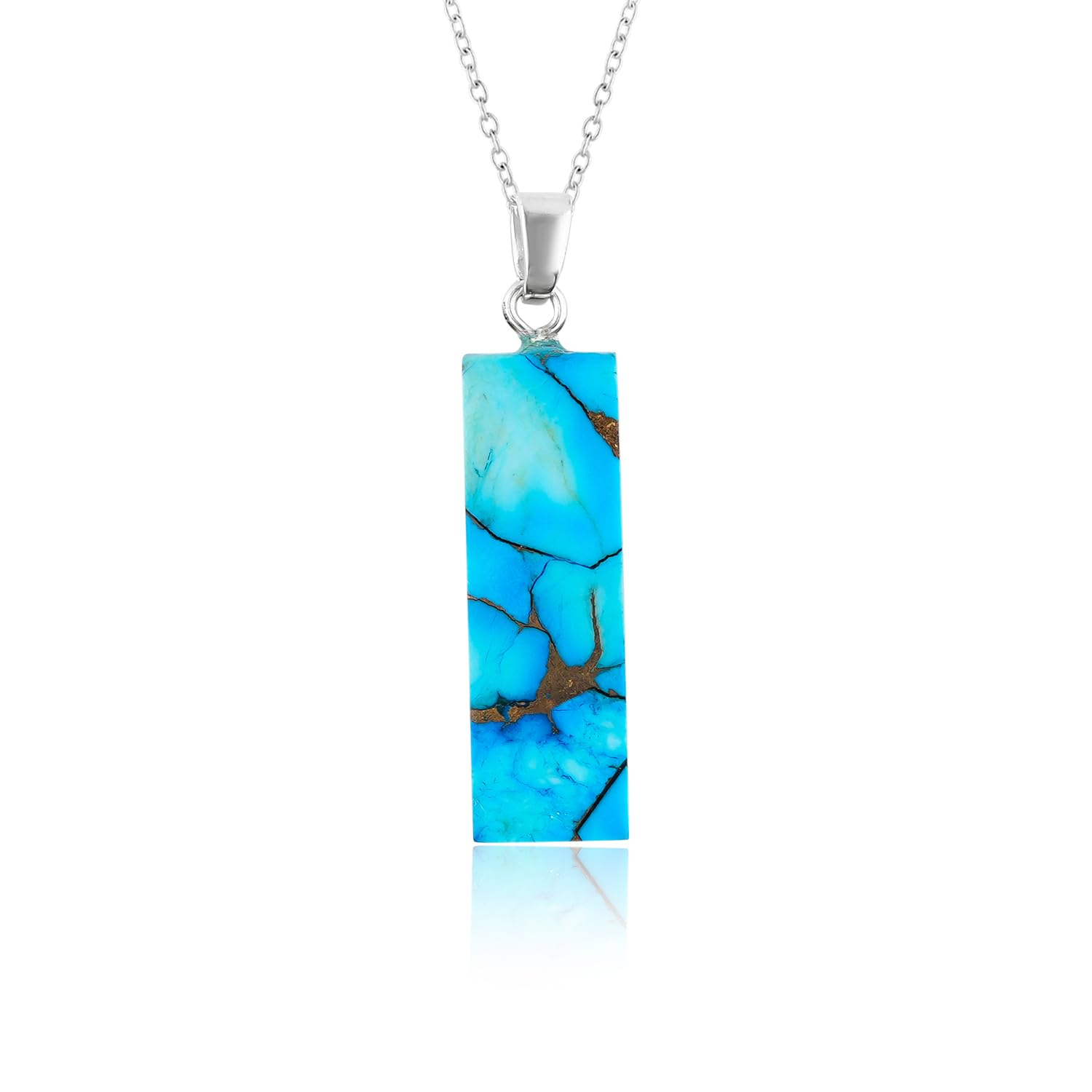 Thumbnail 5 de GEMKORA Azurite Malachite Pendant Necklace