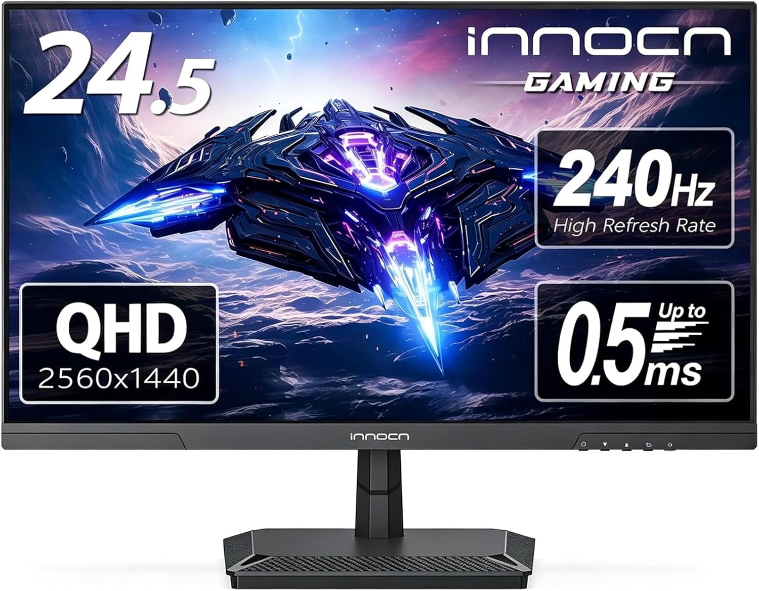 Detalle de INNOCN 25G2S 24.5" QHD 240Hz gaming monitor