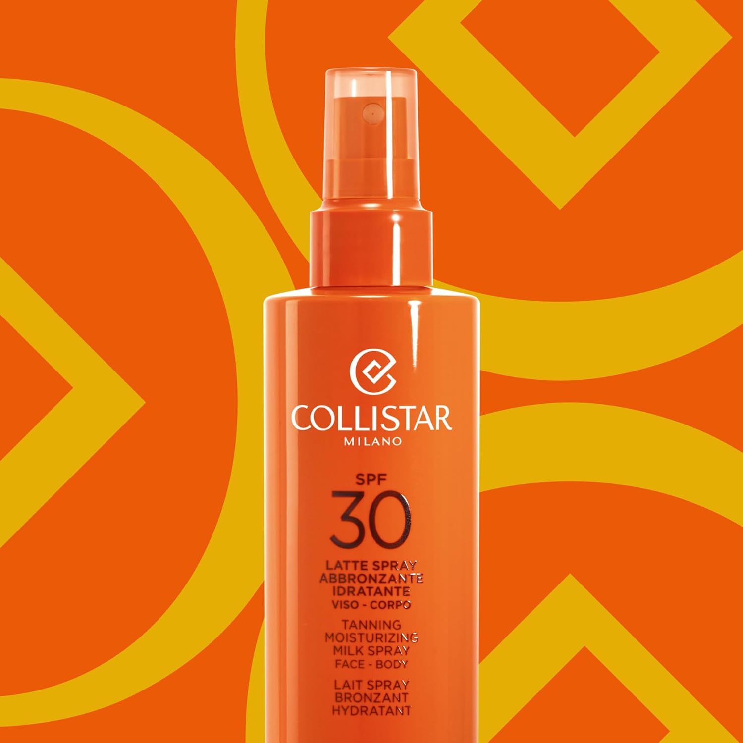 Detalle 2 de Collistar Spray-Bräunungsmilch mit LSF 30 (200 ml) – wasserfester Sonnenschutz für Gesicht & Körper