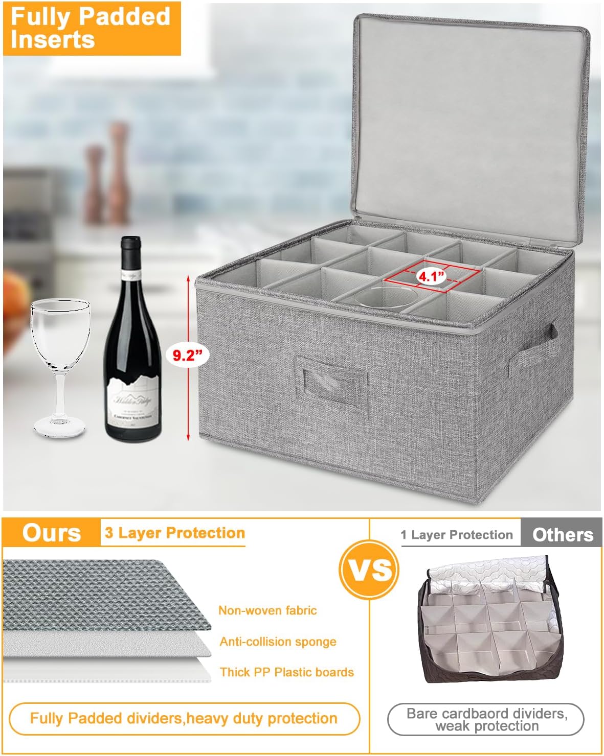 Thumbnail 4 de punemi Wine Glass Storage Box ⚖