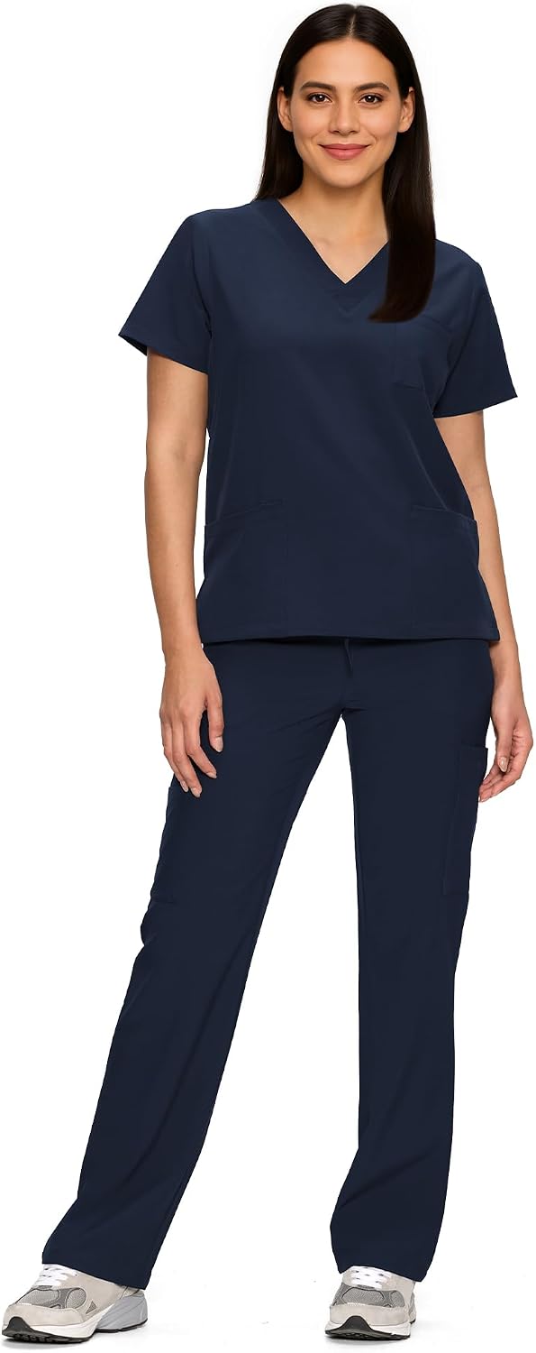 Detalle de Women's Scrub Set with 11 Pockets