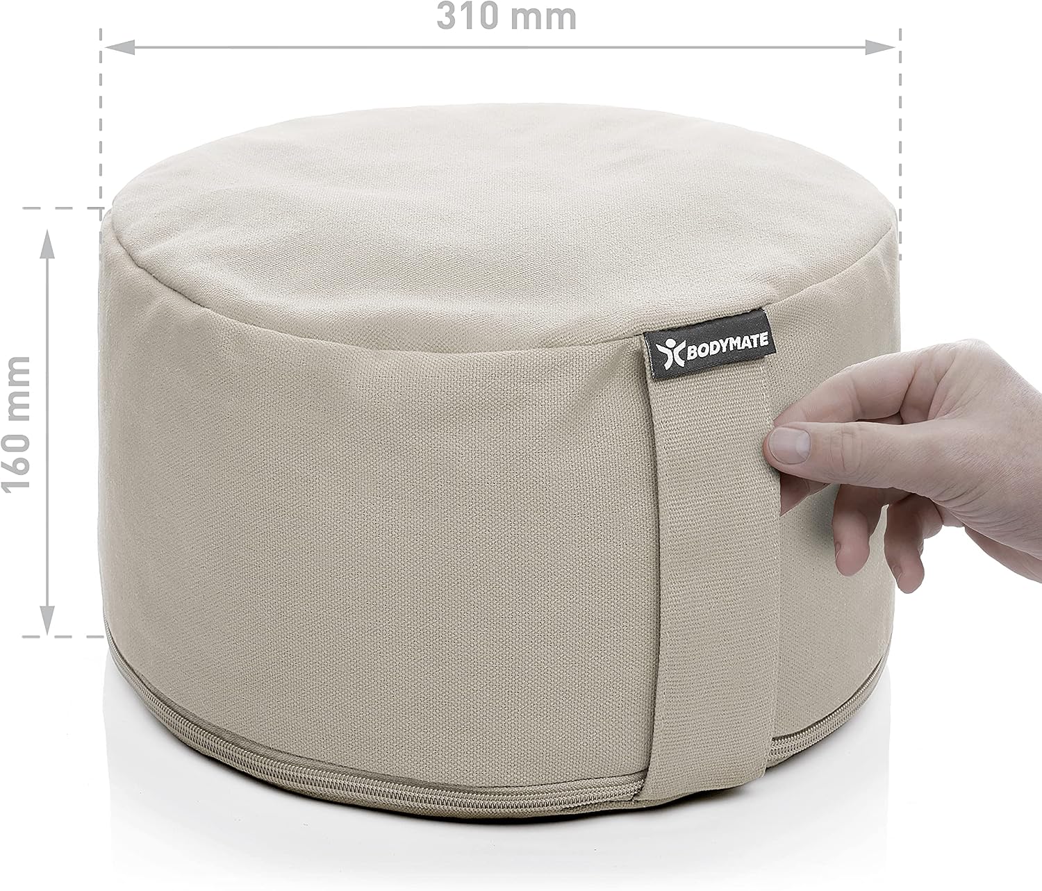 Thumbnail 2 de Coussin zafu yoga Bodymate 31 cm