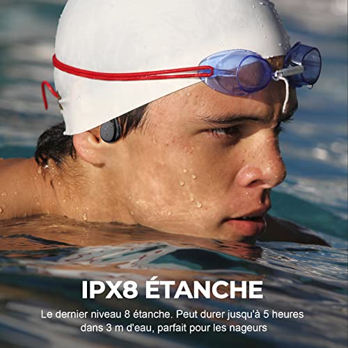 Thumbnail 2 de Relxhome Casque Conduction Osseuse — Écouteurs de natation avec 32 Go, Bluetooth 5.4 et MP3, IPX8