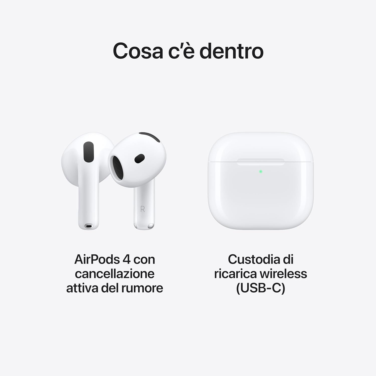 Thumbnail 5 de Apple AirPods 4 Auricolari wireless ANC