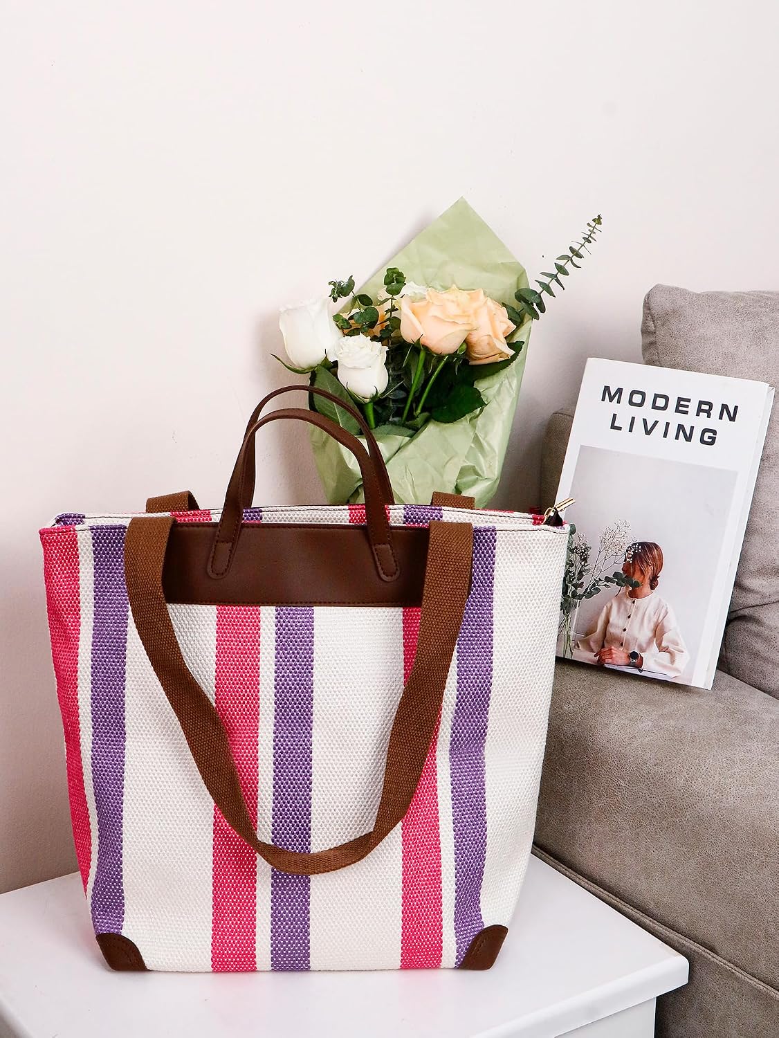 Detalle 2 de HFLZBRO Borsa lavoro grande da donna 24L