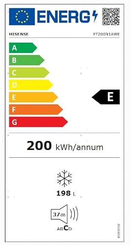 Thumbnail 11 de Hisense FT200N1AWE NUOVO Congelatore a pozzo 198 L – Display LED, 40 dB, Classe E, bianco