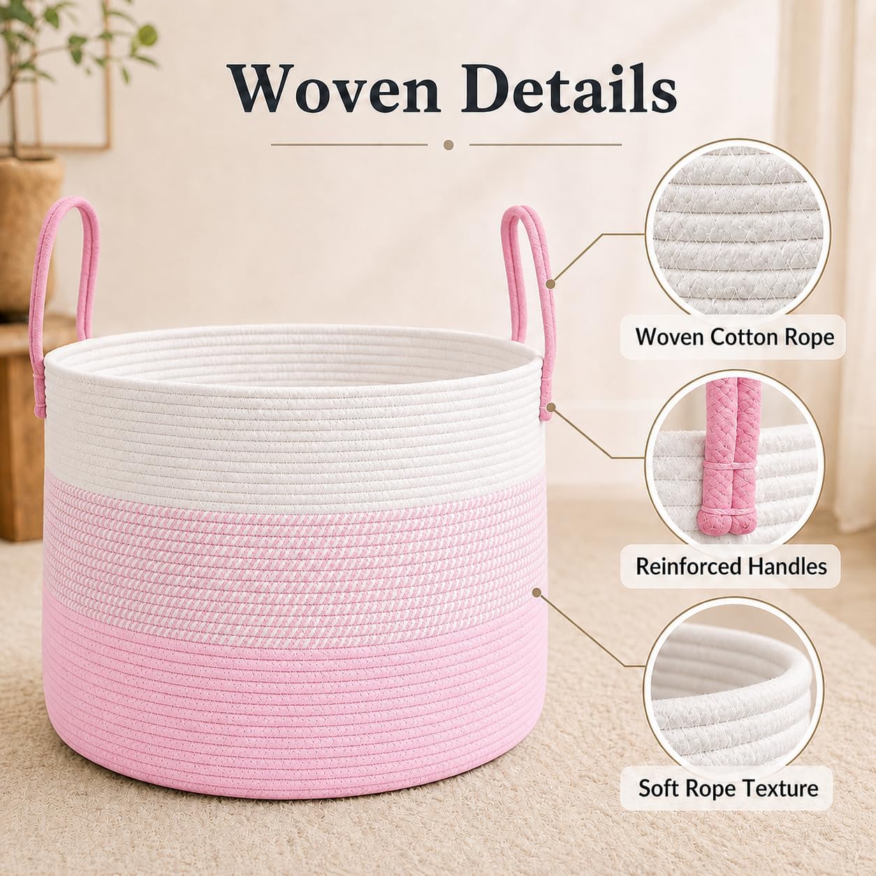Detalle de JMvicyroam Blanket Basket, 115L