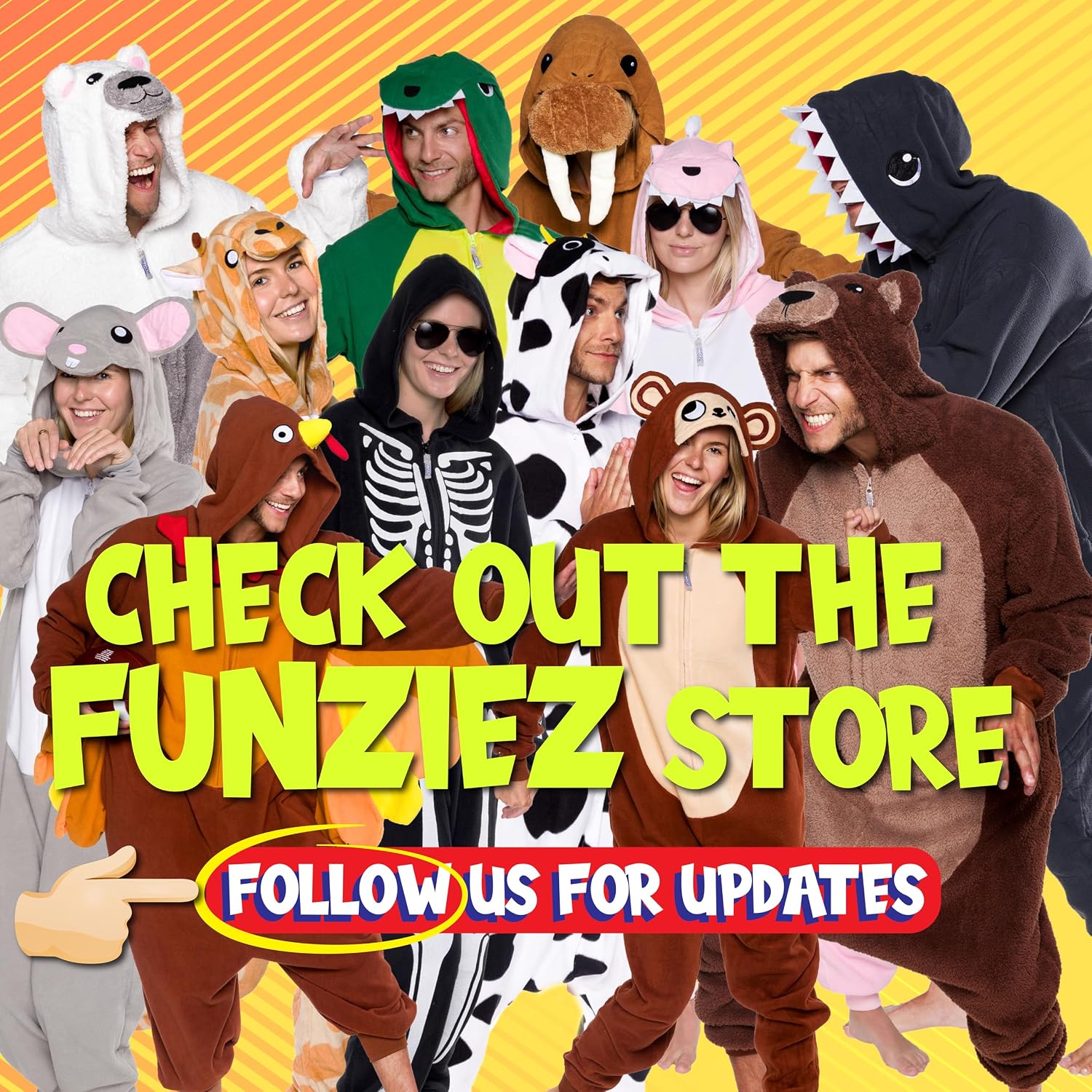 Detalle 2 de Funziez! Animal Onesie Costume