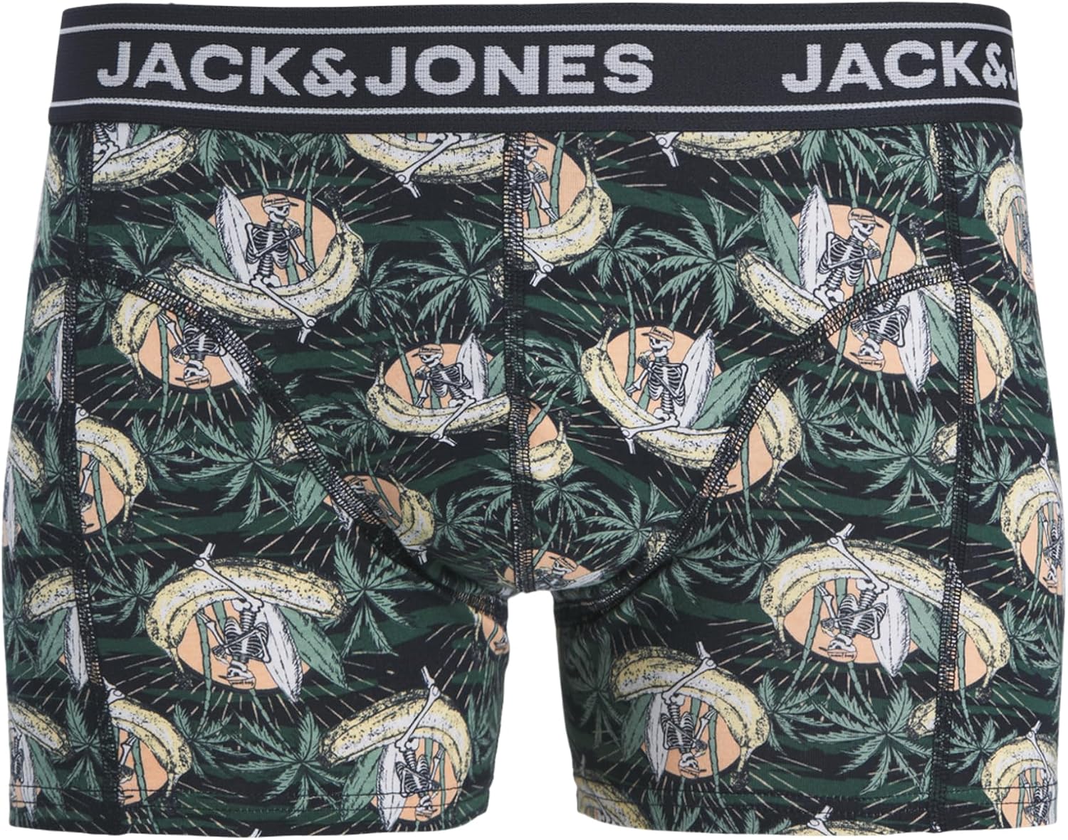 Detalle 2 de Jack & Jones Jackingston Skull Trunks 3 Pack – Uomo