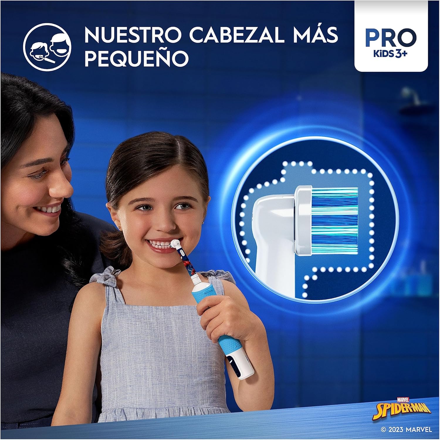 Detalle de Oral-B Pro Kids Spider-Man 1 cabezal
