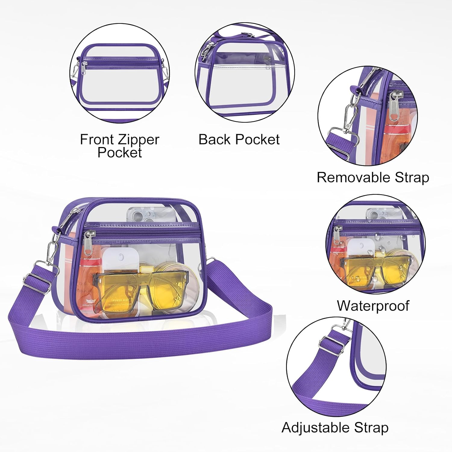 Detalle de USPECLARE Clear Bag 8.27 in