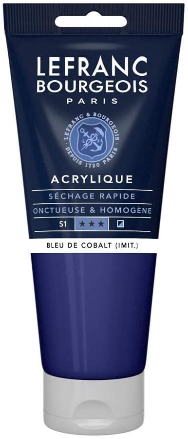 Detalle de Lefranc Bourgeois 300362 akrylfärg, koboltblå, 200 ml