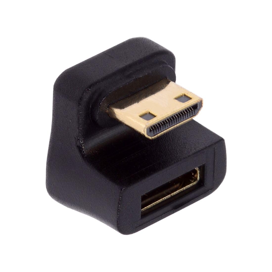 Detalle de chenyang Mini HDMI 1.4 Port Saver – 360° U-förmiger Downward-Verlängerungsadapter