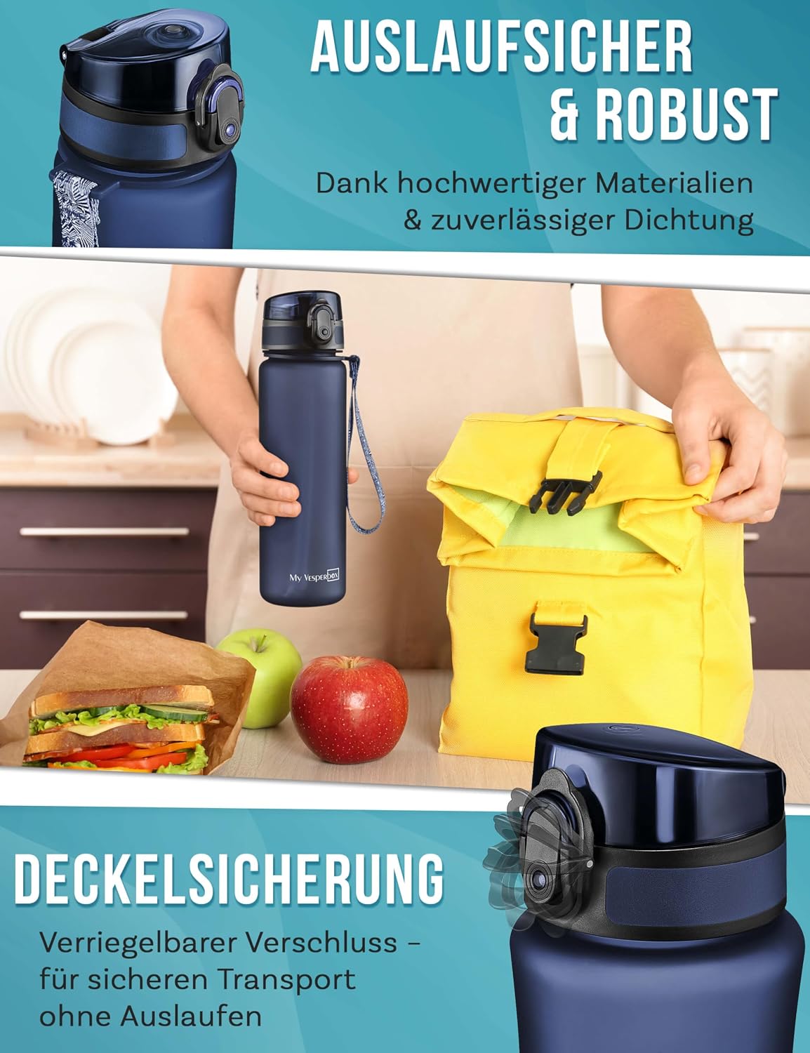Thumbnail 2 de My Vesperbox Trinkflasche Kinder 500ML