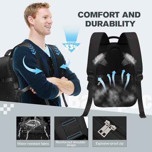 Thumbnail 4 de Mochila de cabina Yankony 40x20x25 para Ryanair – 20 L, uso versátil en cabina