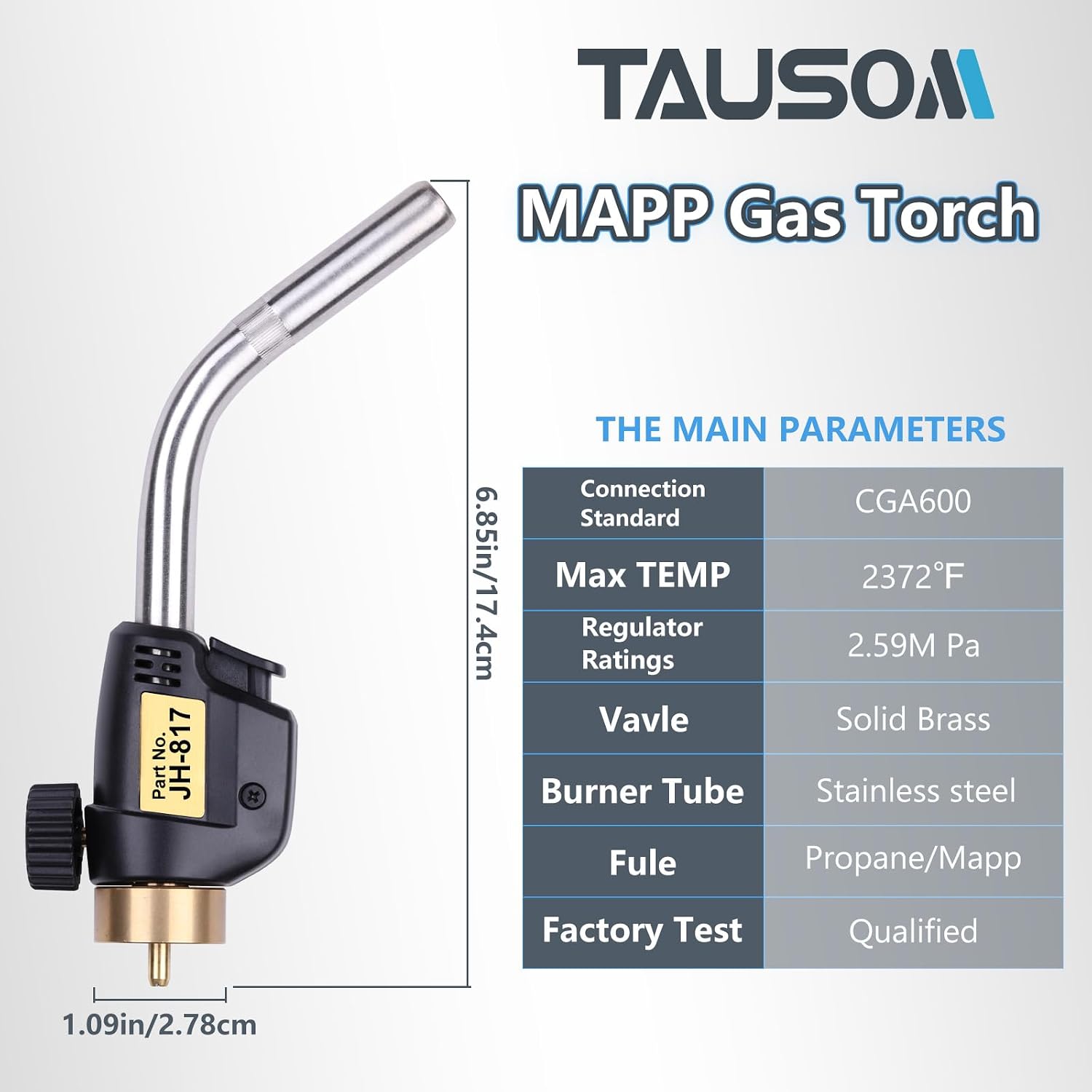 Thumbnail 6 de Propane Torch Head with Trigger-Start Ignition for HVAC, Welding & Plumbing