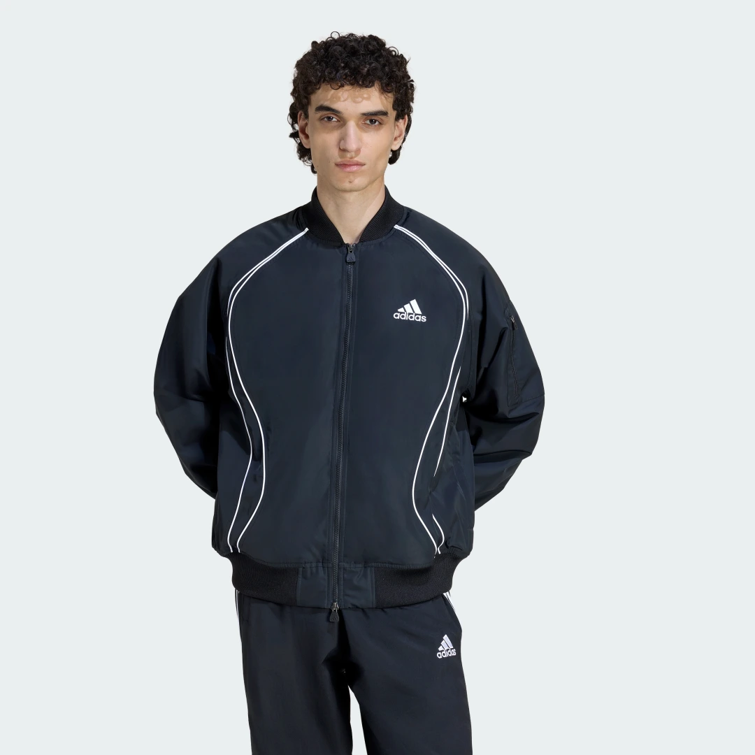 Detalle de Adidas Chaqueta acolchada Teamgeist Negro