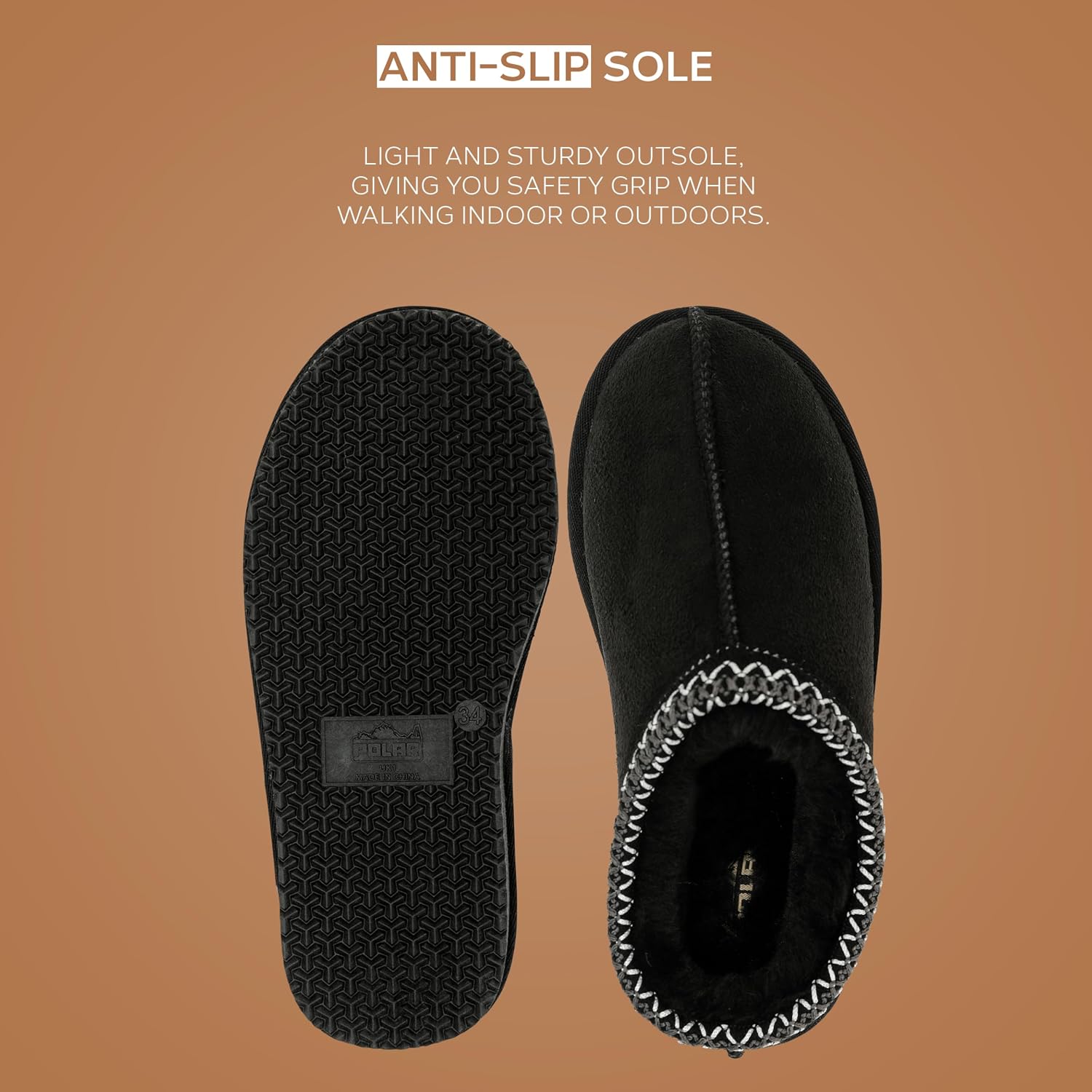 Thumbnail 6 de Polar Kids Slippers Aztec Faux Fur 1 Pair