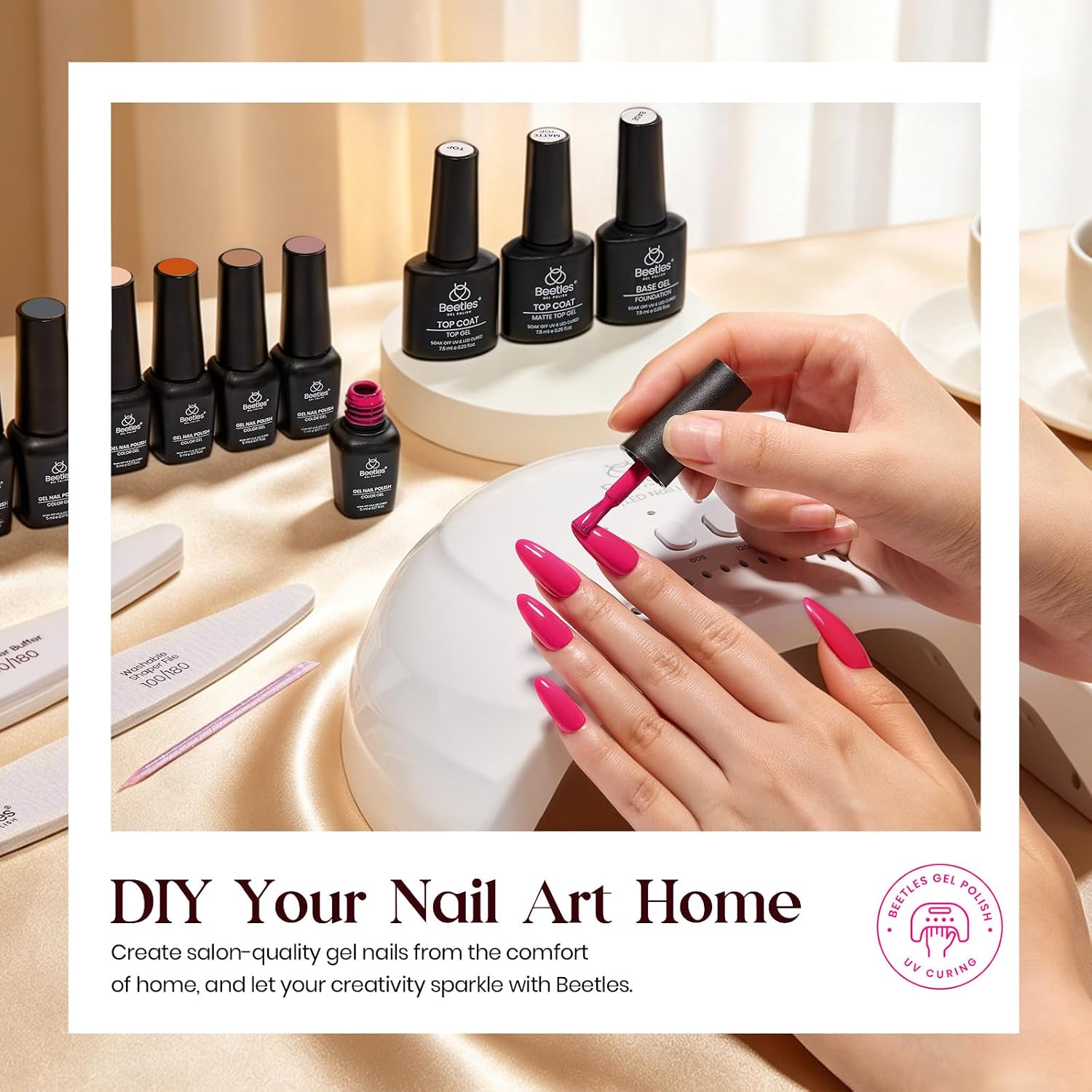 Thumbnail 5 de Beetles Verse of Roses 23pc Gel Nail Set
