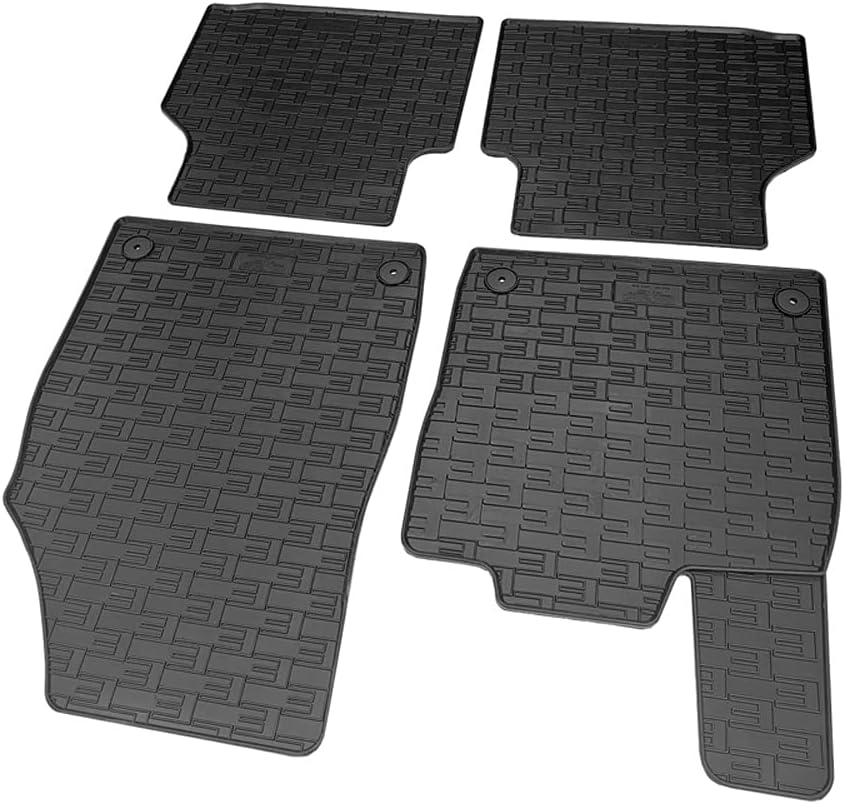 Thumbnail 1 de Set Tapis de Caoutchouc compatible avec VW ID.4 / ID.5, Skoda Enyaq iV, Audi Q4 E-Tron et Cupra Tavascan – 4 pièces avec système de montage