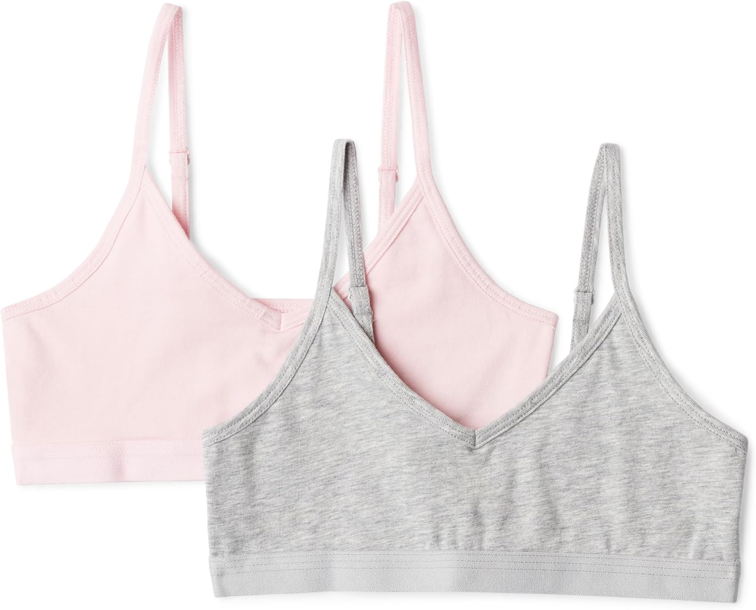 Thumbnail 6 de Amazon Essentials Mädchen Bustier, Trainings-Bralette aus Baumwoll-Jersey – 2er Pack