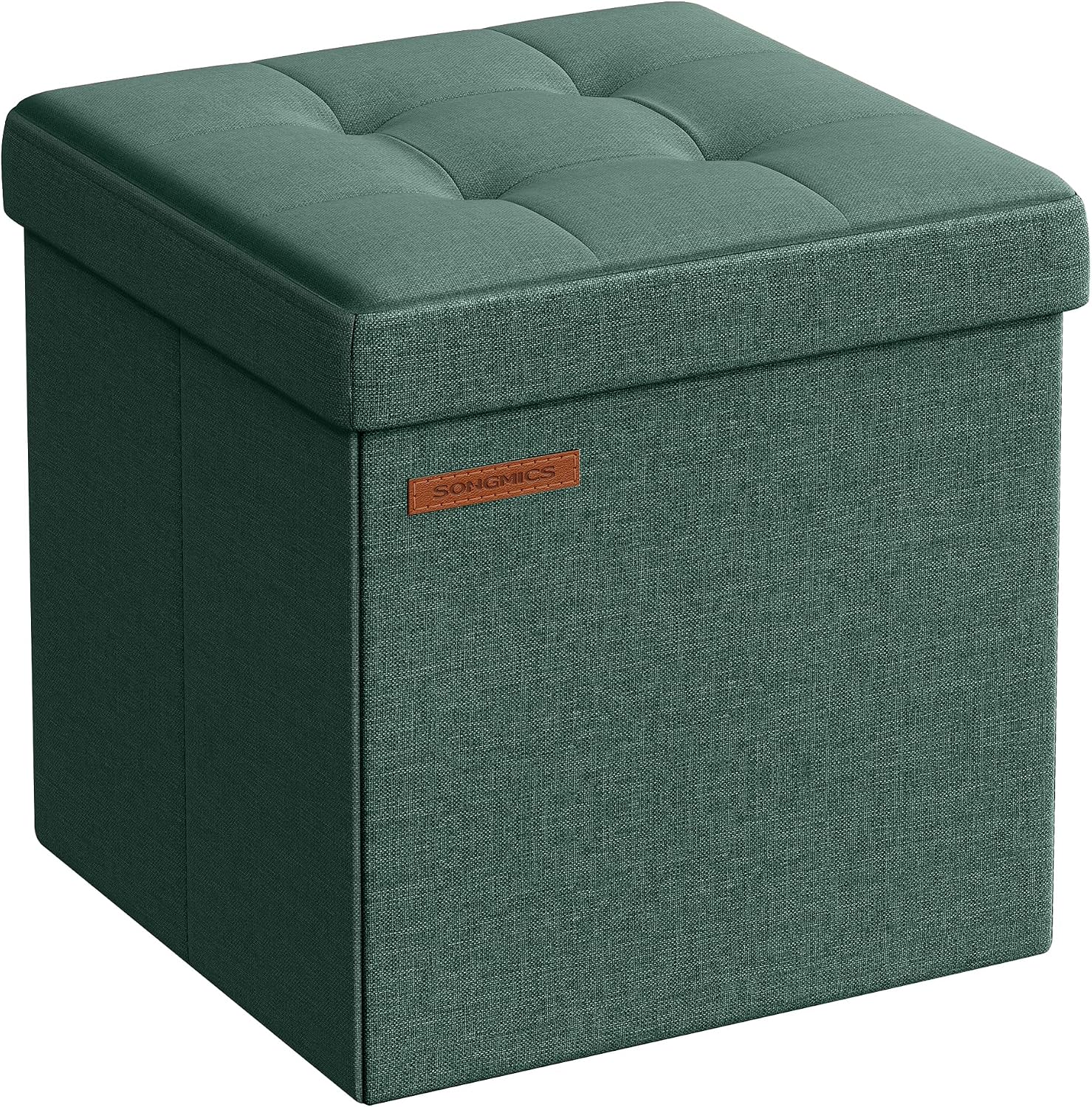 Thumbnail 6 de SONGMICS Sitzhocker mit Stauraum, faltbar | 38 x 38 x 38 cm, dunkelgrau (LSF27Z) – robust bis 300 kg