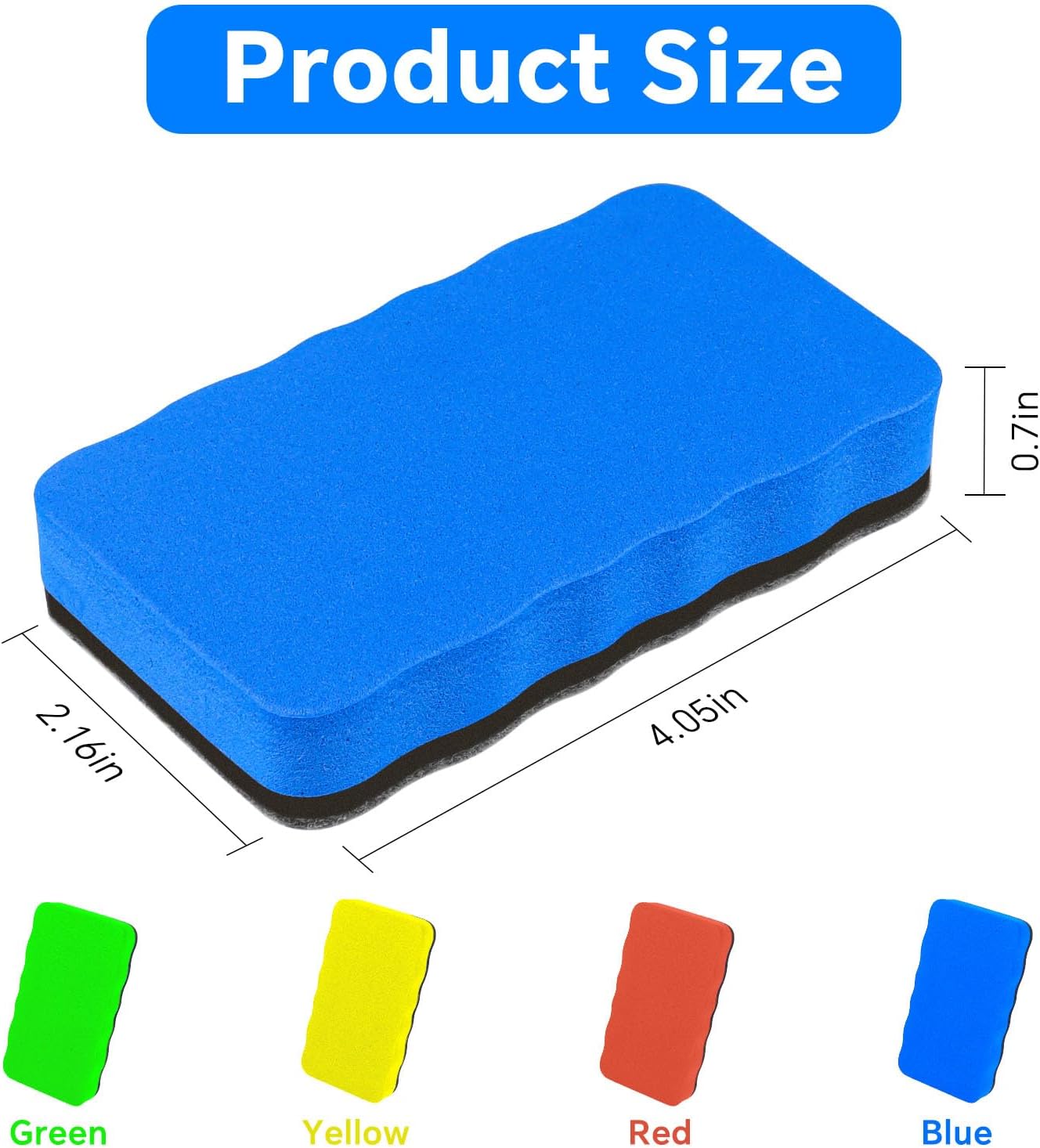 Detalle 2 de Baroce Cancellino Lavagna Magnetica Bianca – Set da 4, 10,5 × 5,5 × 2 cm