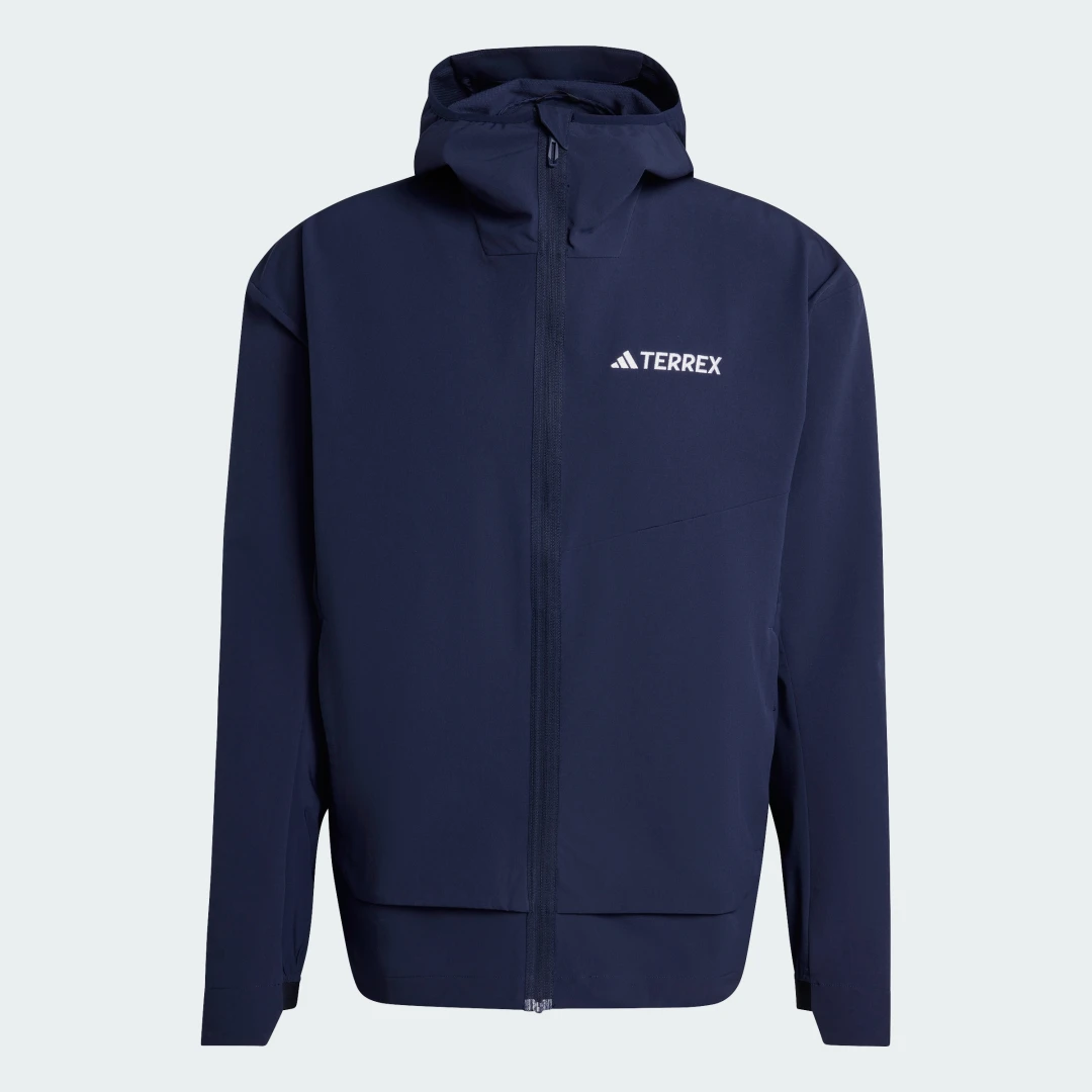 Detalle 2 de Chaqueta Terrex Multi Softshell de Adidas: versatilidad outdoor en azul