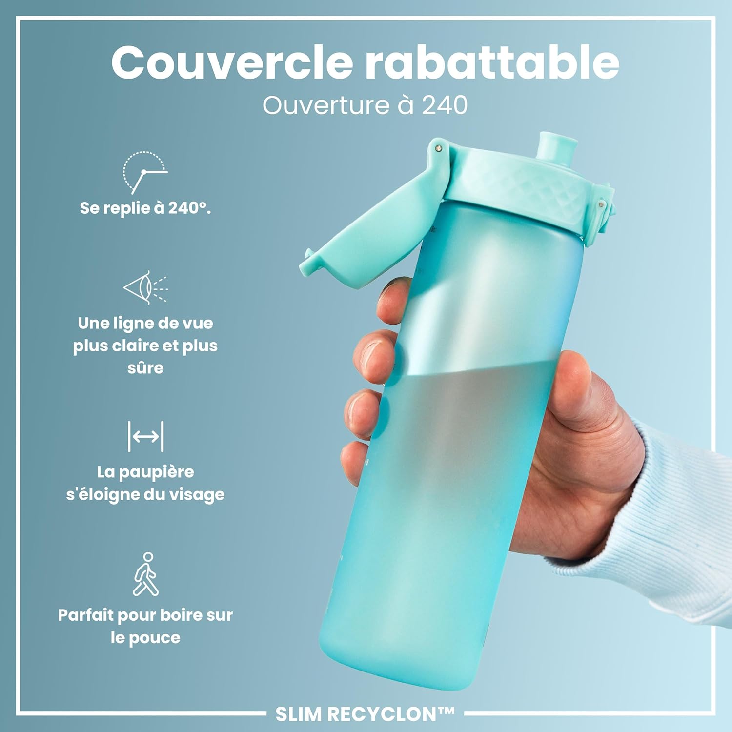 Detalle 2 de ION8 Gourde 500ml étanche et pratique