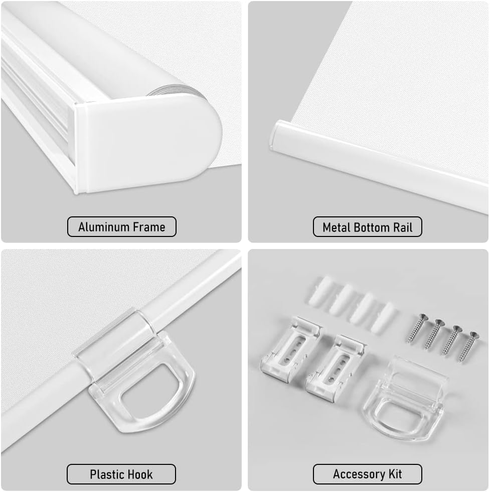 Thumbnail 1 de Kokorona blackout roller shade, 34" W x 72" H