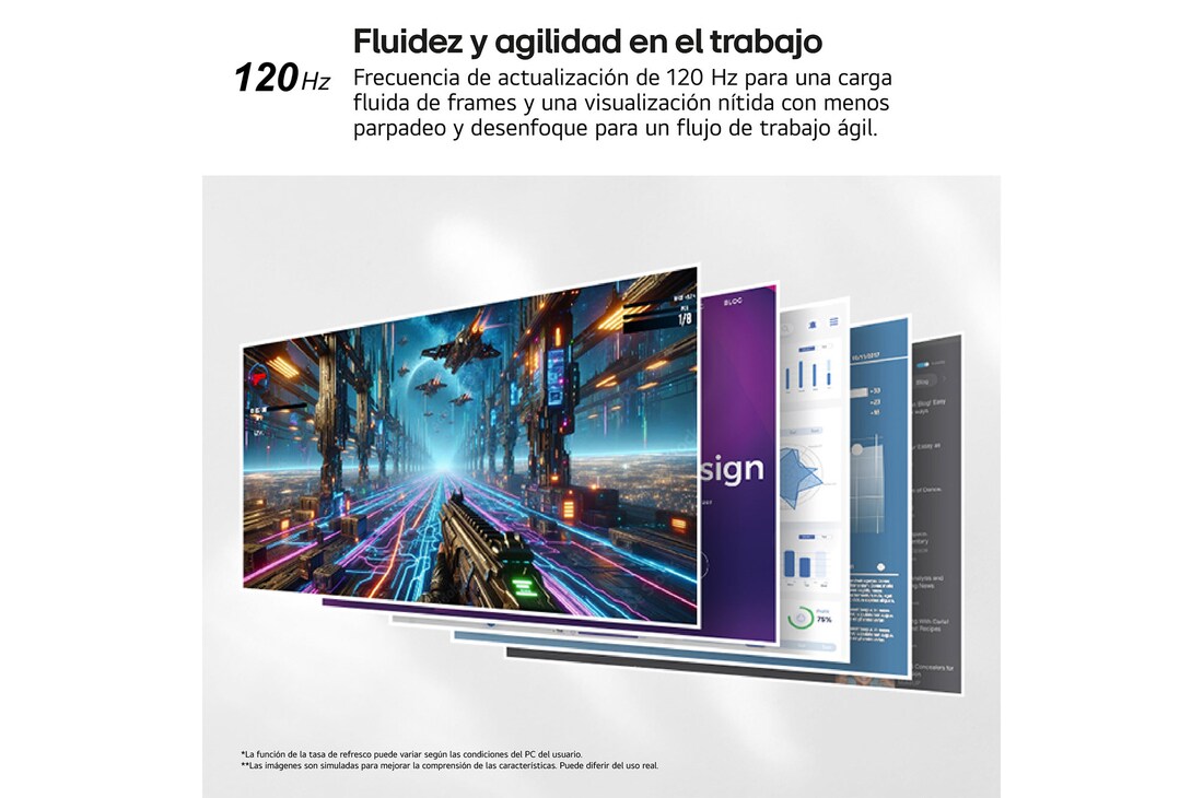Thumbnail 3 de LG 27U411A-B Outlet monitor 27" IPS FHD 120 Hz