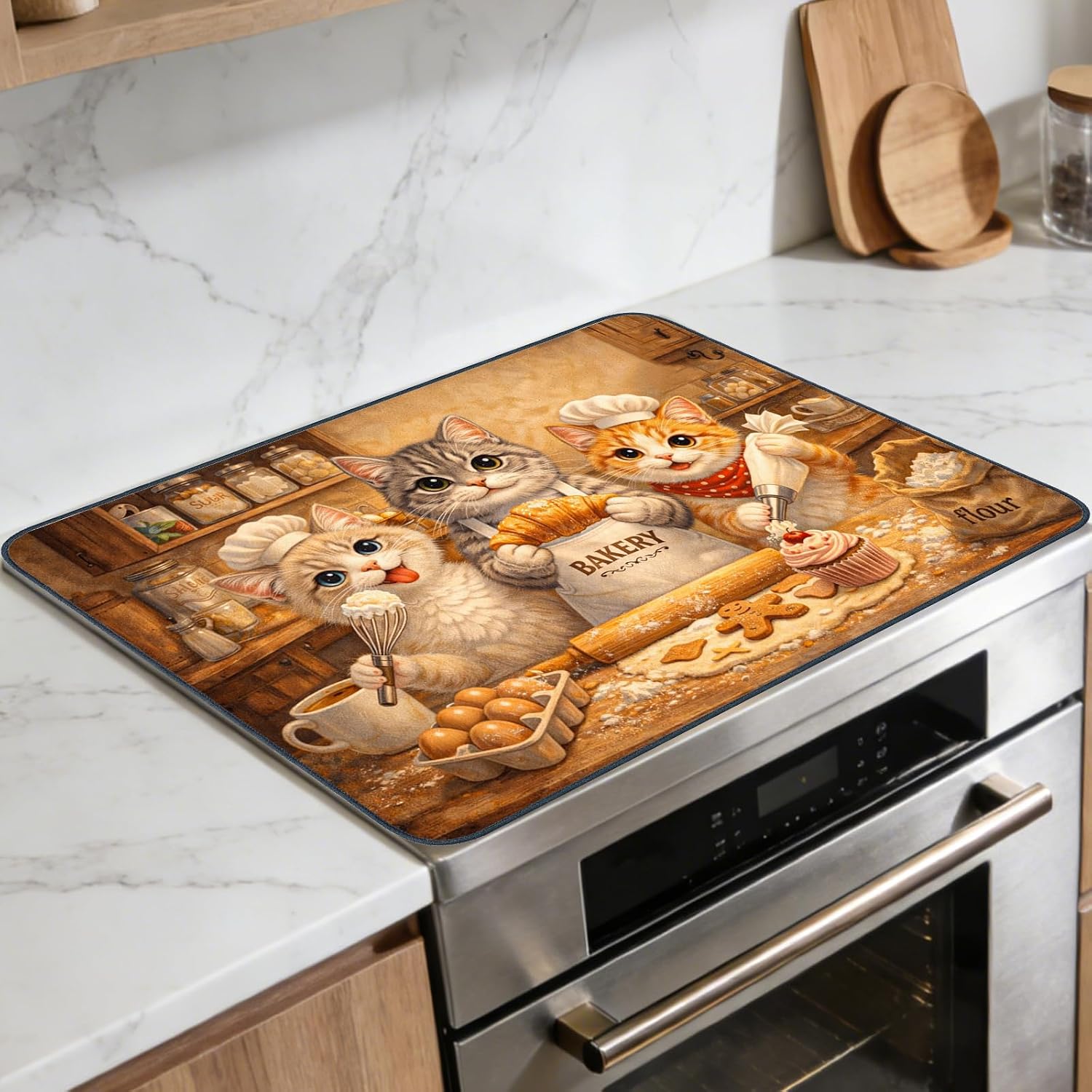 Detalle de SEADER Stove Top Cover, 28.35 x 20.47 inches
