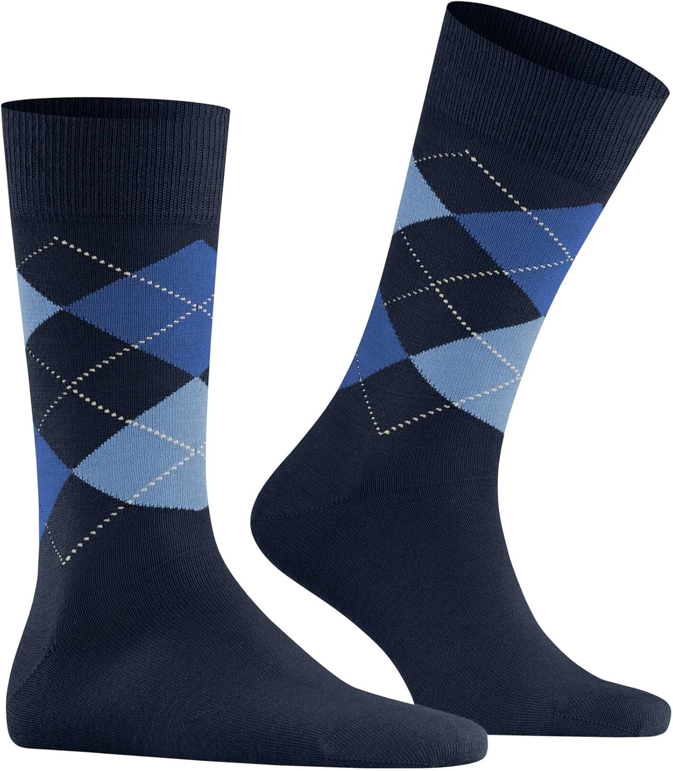 Thumbnail 2 de Burlington homme Edinburgh: chaussettes respirantes en laine tendance Argyle, confort quotidien et travail