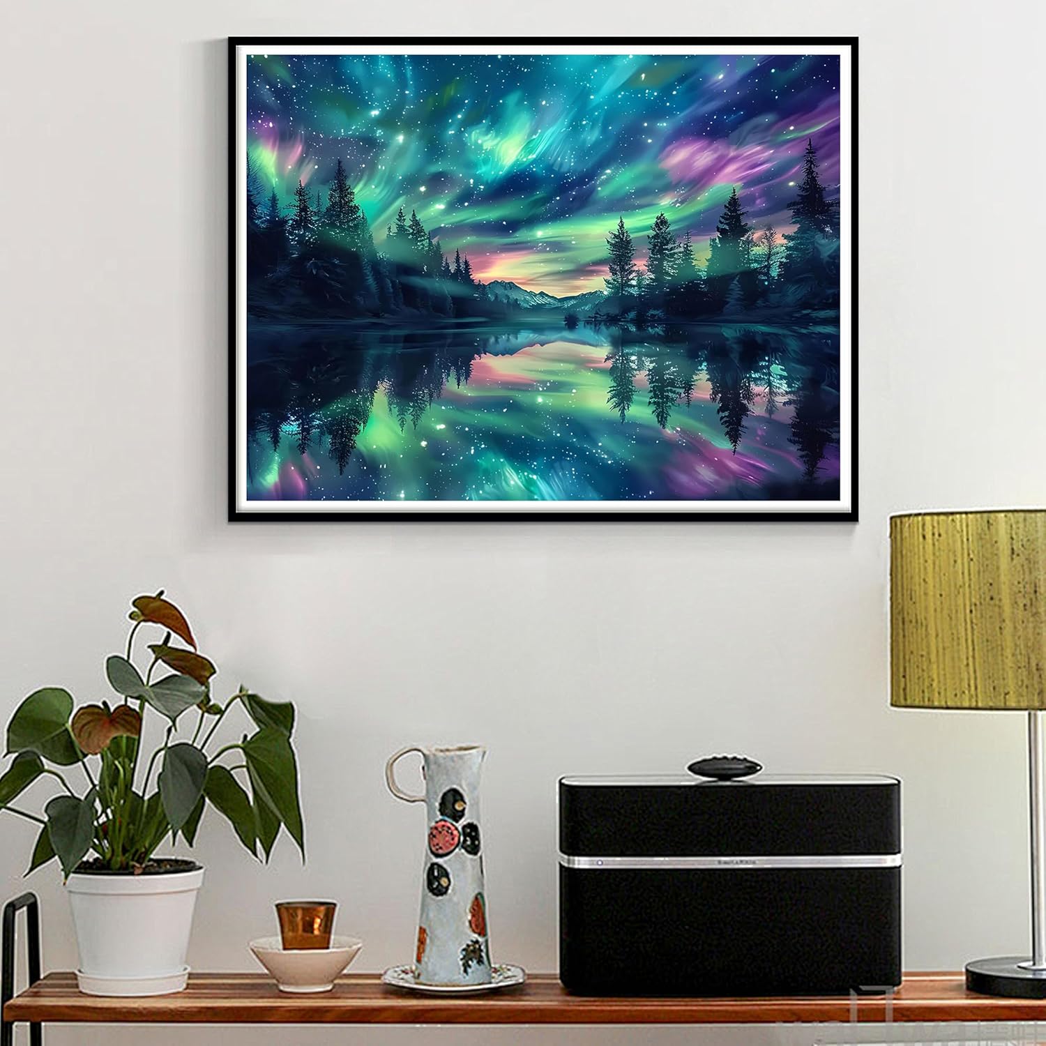 Thumbnail 6 de Hongyrjy Aurora Paint by Numbers 12x16 in canvas 🎨