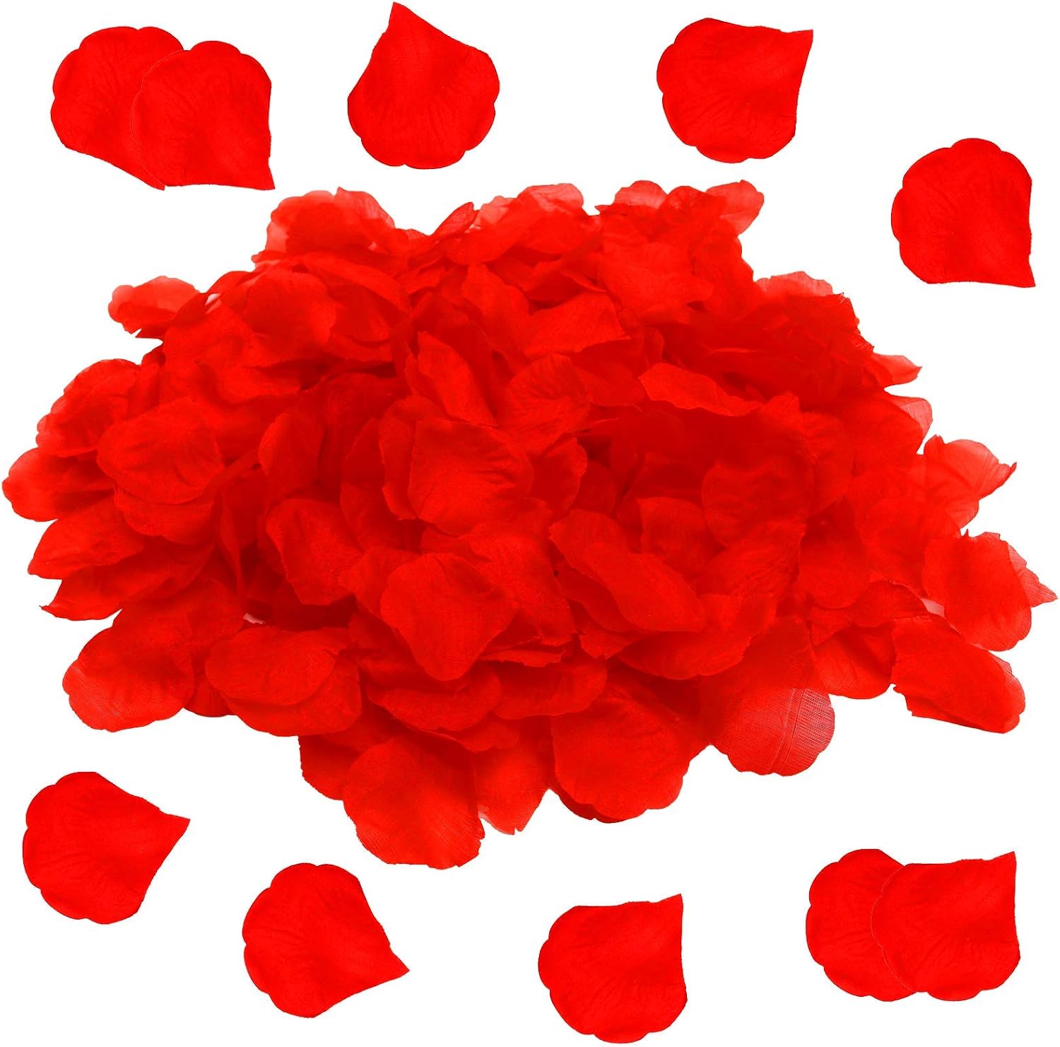 OWLKELA 1200 pétales rouges artificiels 🎉