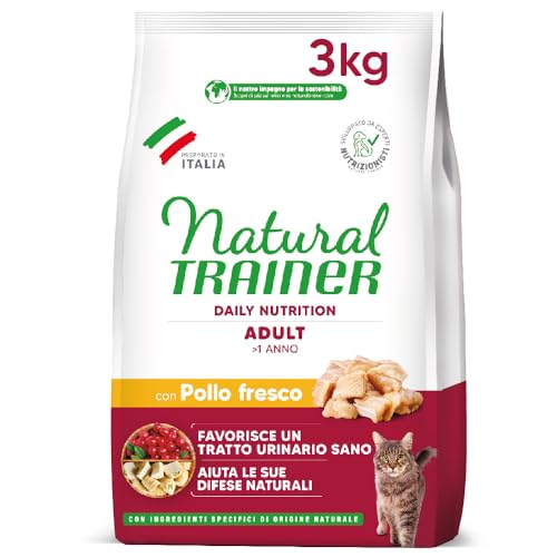 Detalle de Trainer Natural Cat Adult con Pollo 3 Kg – equilibra intestino, pelle e igiene orale