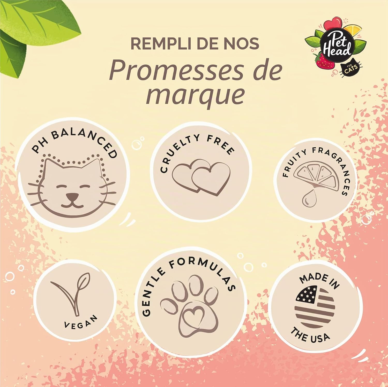 Detalle 2 de Pet Head Felin' Good, mousse sans rinçage 200 ml