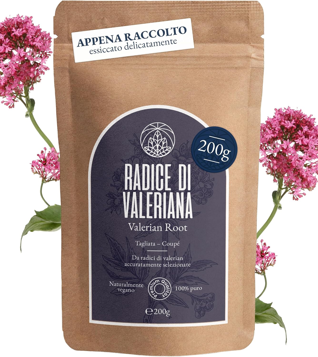 Tisana alla radice di valeriana Monte Nativo (200 g) – Valeriana officinalis, puro e delicato