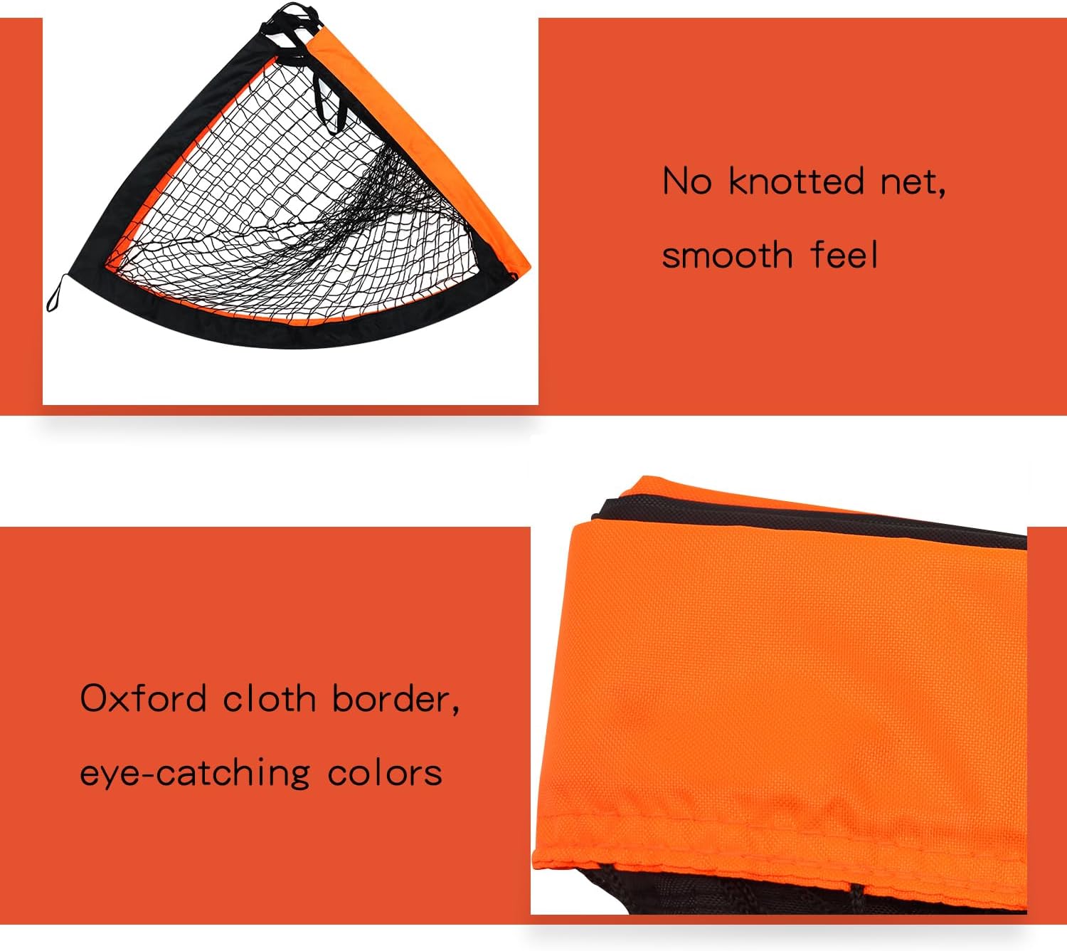 Thumbnail 3 de Theresduet 2-Pack Portable Kid Soccer Goals (4’ x 3’) with Storage Bags and Ground Spikes
