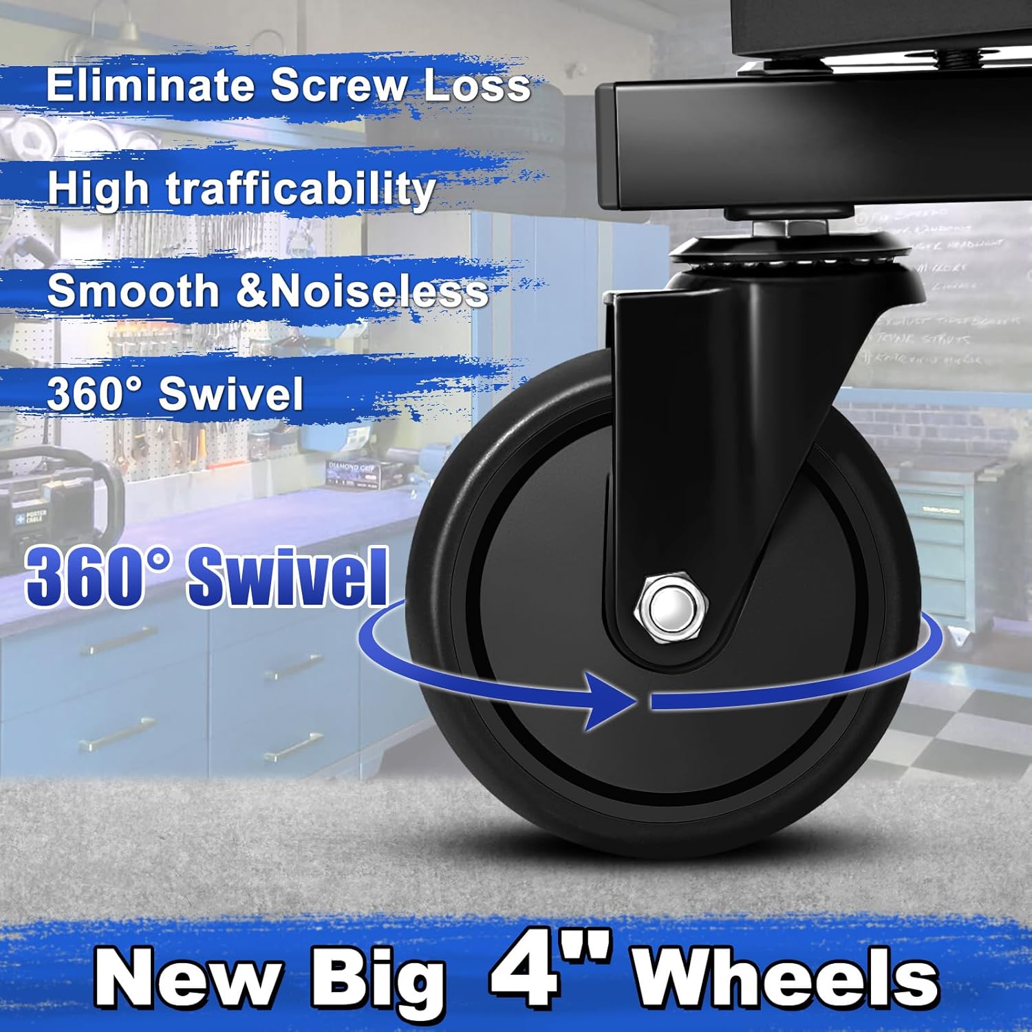Thumbnail 5 de FREEKYROCK Rolling Stool 400 LBS