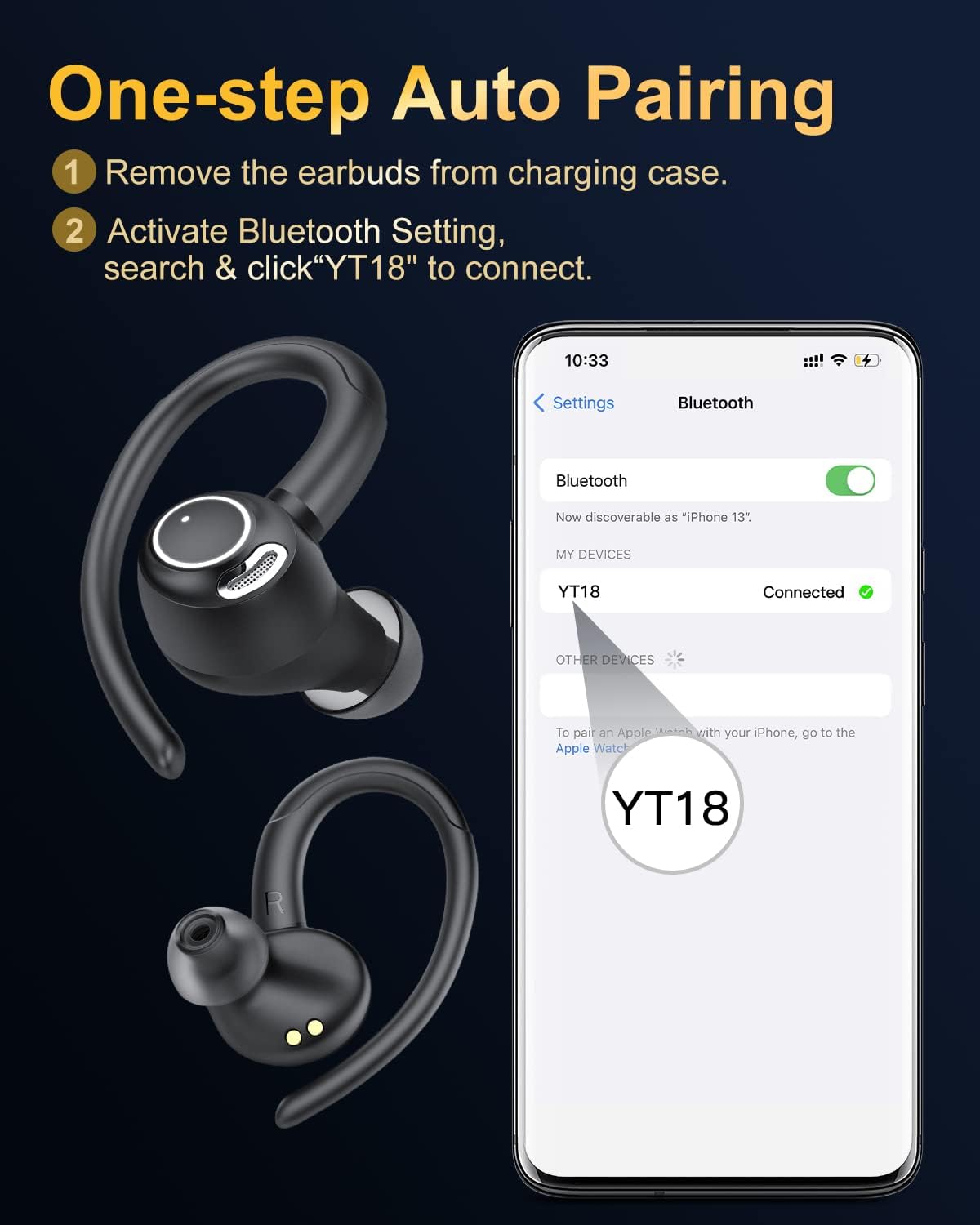 Thumbnail 6 de Jesebang YT18 Wireless Earbuds 48H