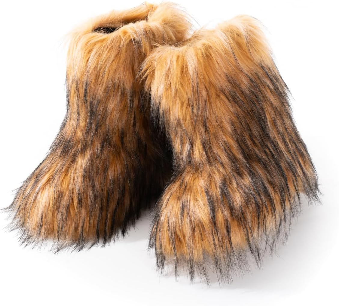 Thumbnail 2 de IXU Women's Faux Fur Mid-Calf Boot — Warm Flat Boots